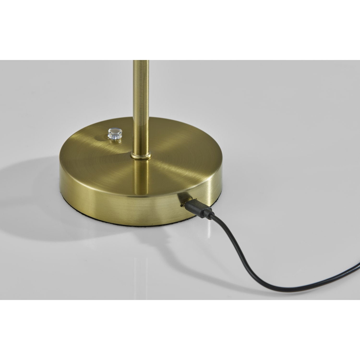 Adesso Tommy LED Cordless Indoor/Outdoor Table Lamp, 15inH, Antique Brass - Image 6