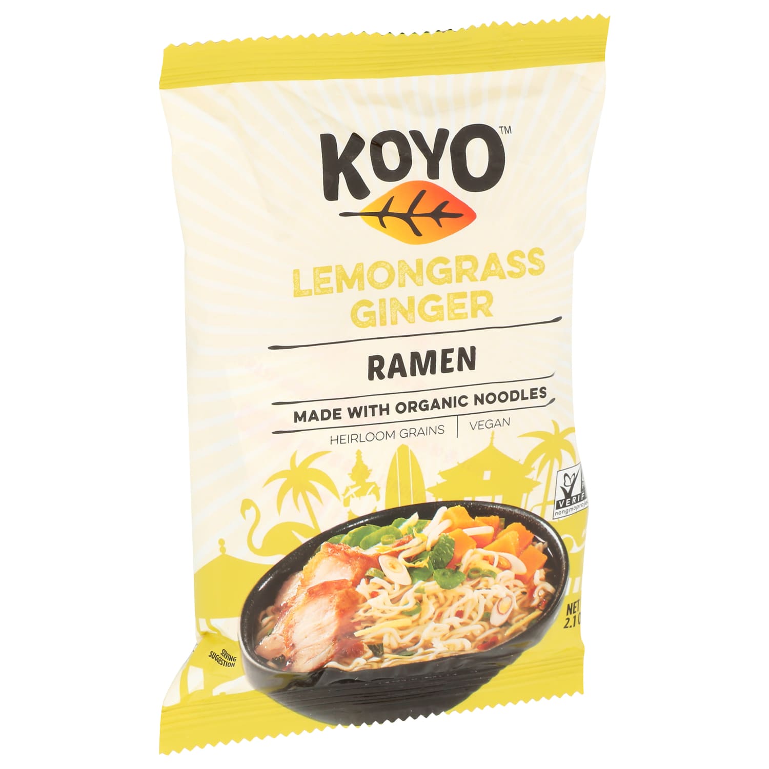 Koyo Ramen, Lemongrass Ginger, 2.1 Oz, Total Qty 12 - Image 3