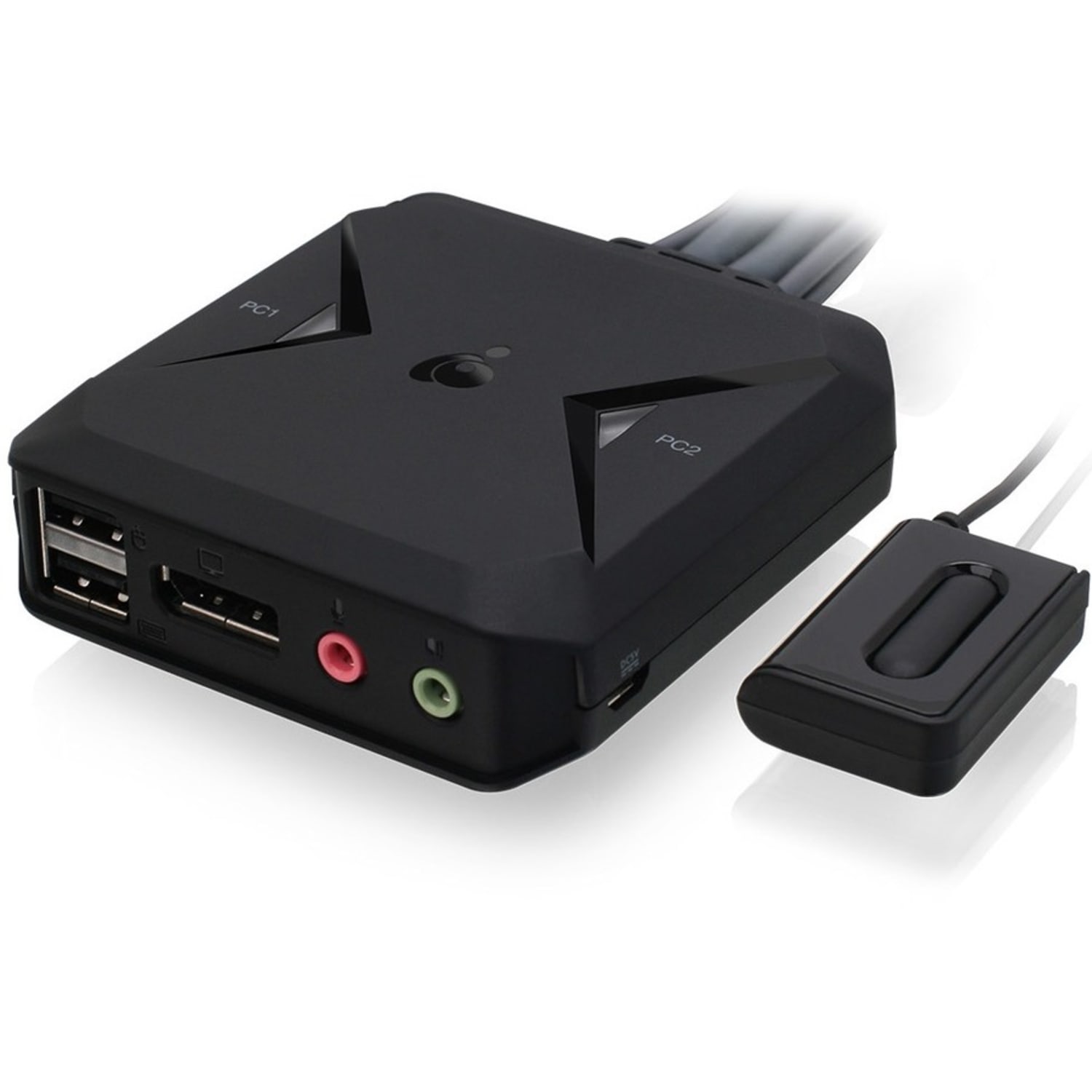 IOGEAR 2-Port USB DisplayPort Cable KVM Switch - 2 Computer(s) - 1 Local User(s) - 4096 x 2160 - 2 x USB - 1 x DisplayPort - Image 5