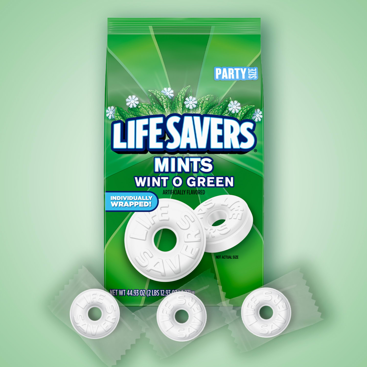 Mars Lifesavers Wint-O-Green Breath Mints Hard Candy, 44.93 Oz - Image 3