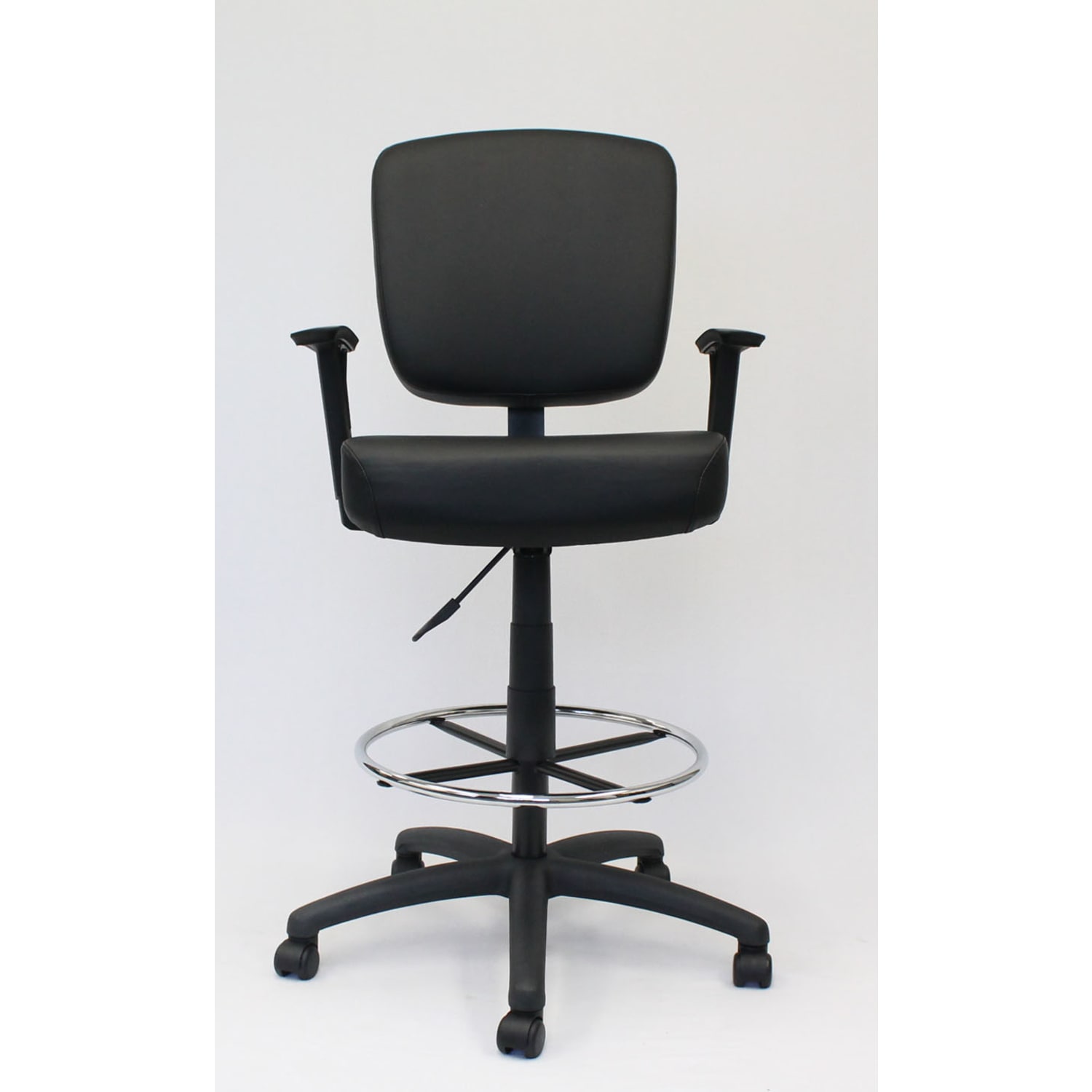 Boss Office Products Heavy Duty Drafting Stool With Arms Black PopularChairscom Boss Office Products Heavy Duty Drafting Stool With Arms Black PopularChairscom