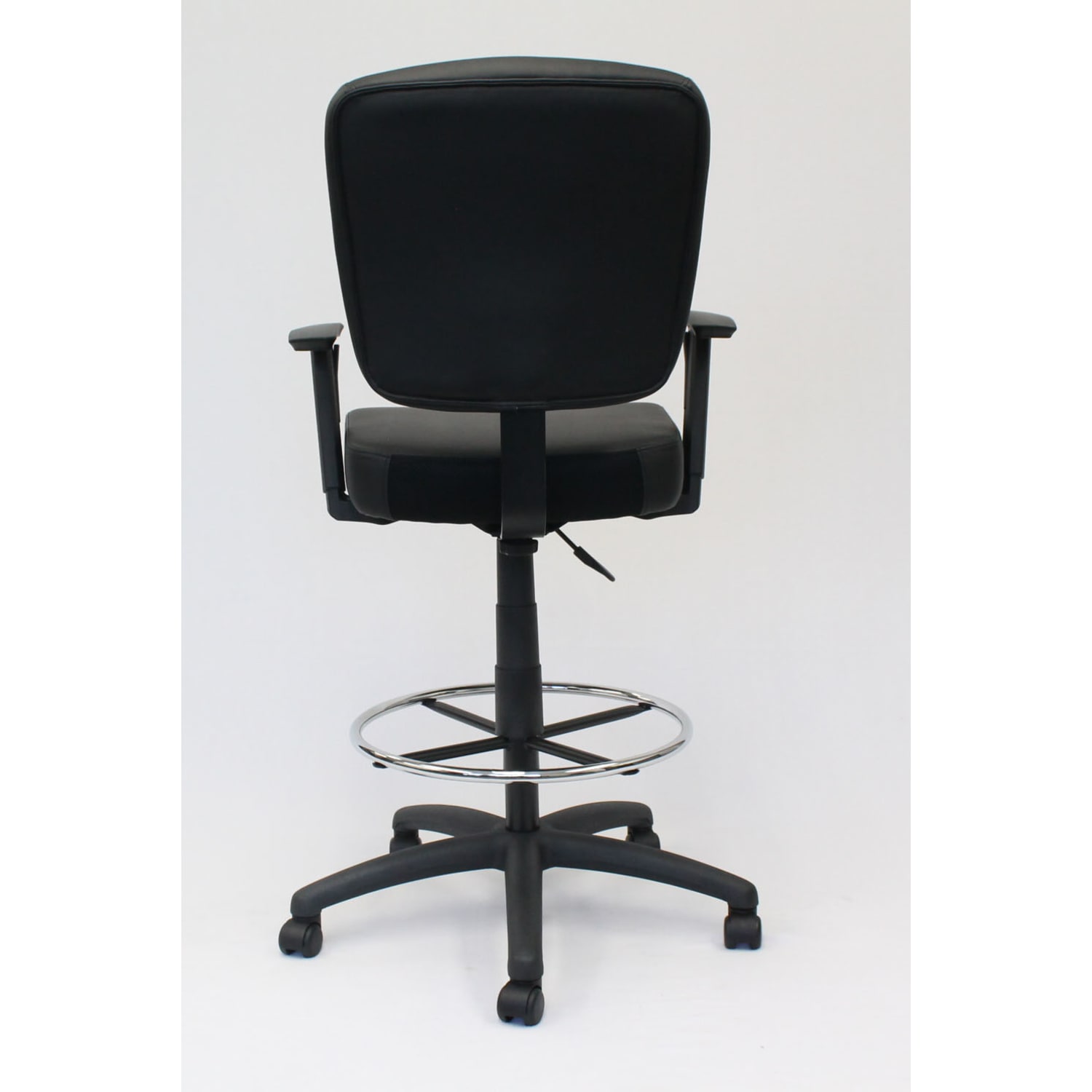 Boss Office Products Heavy Duty Drafting Stool With Arms Black PopularChairscom Boss Office Products Heavy Duty Drafting Stool With Arms Black PopularChairscom