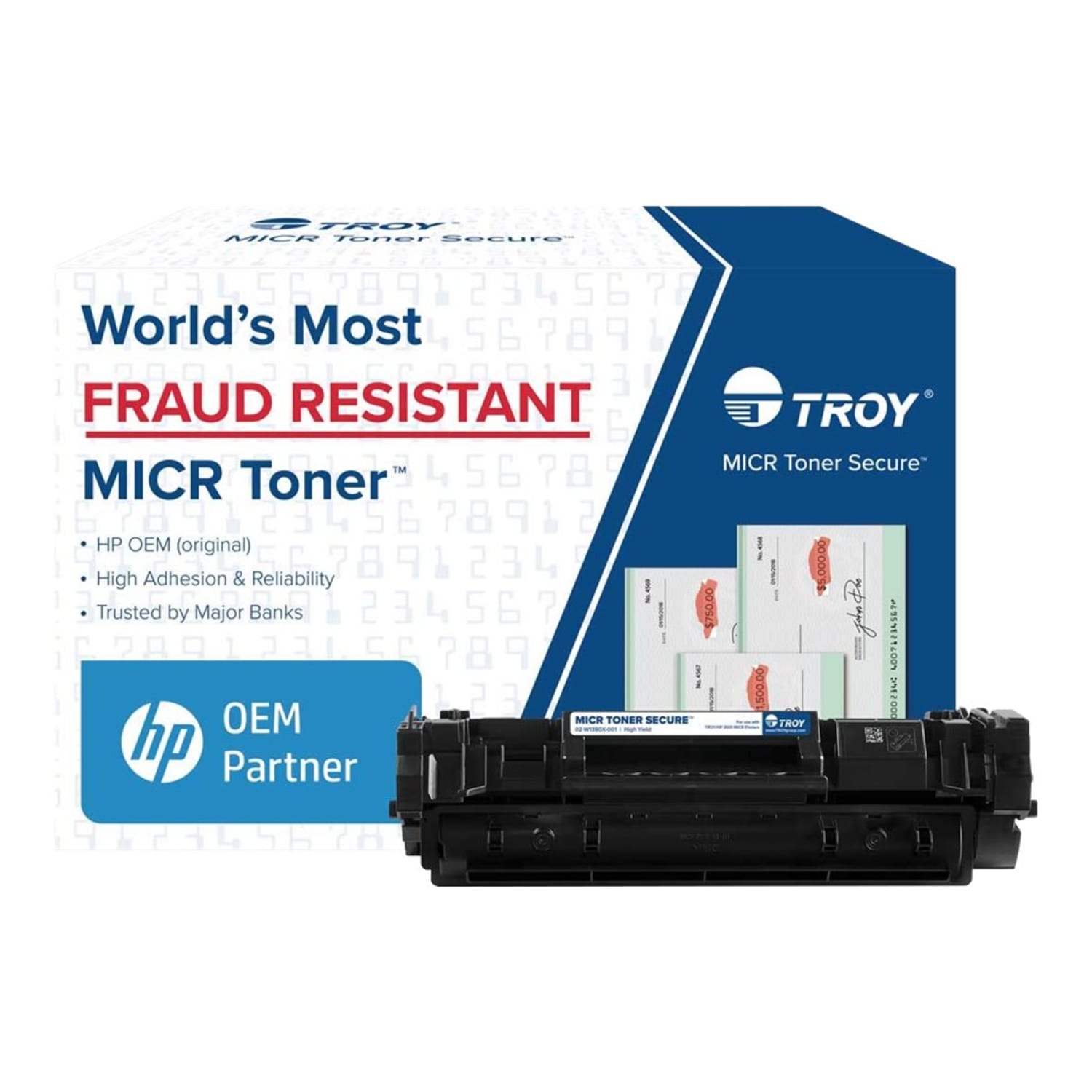 TROY MICR Toner Secure - Black - original - MICR toner cartridge (alternative for: HP W1380X) -  - 02W1380X001