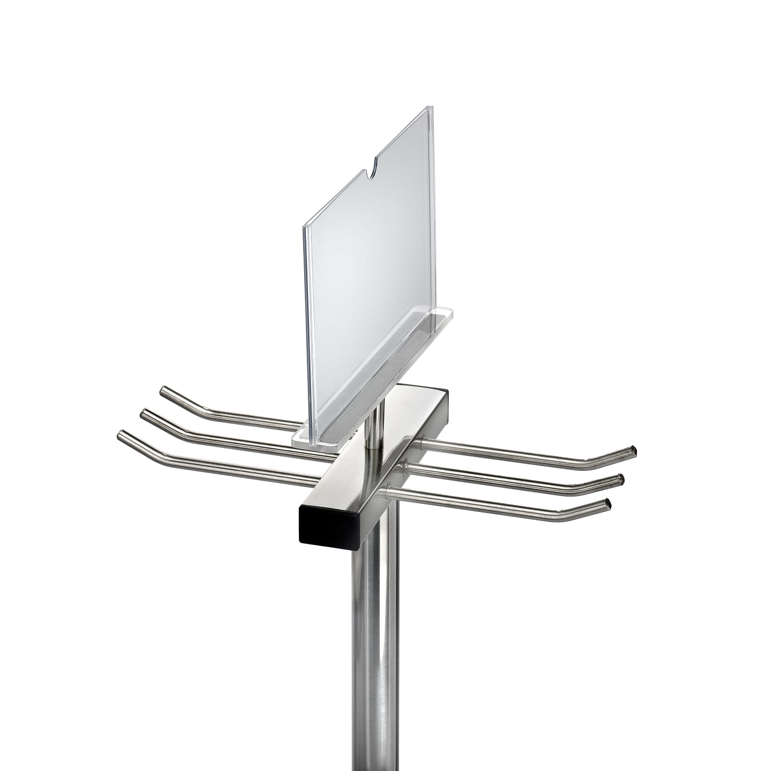 Alpine Industries Wet Umbrella Bag Wrapper Stand, 48inH x 12inW x 12inD, Silver - Image 3