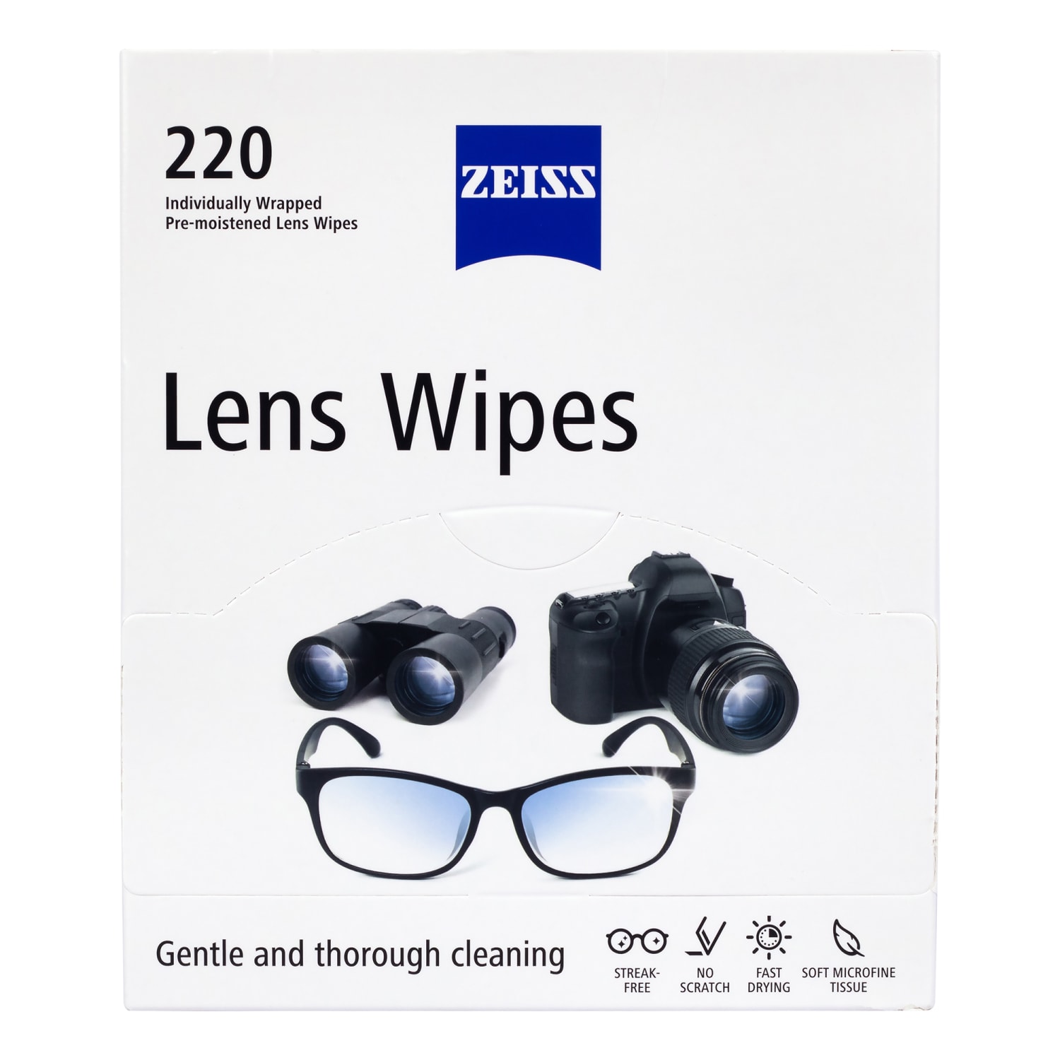 Zeiss Lens Wipes, 2in, White, Pack Of 220 Wipes - Image 4