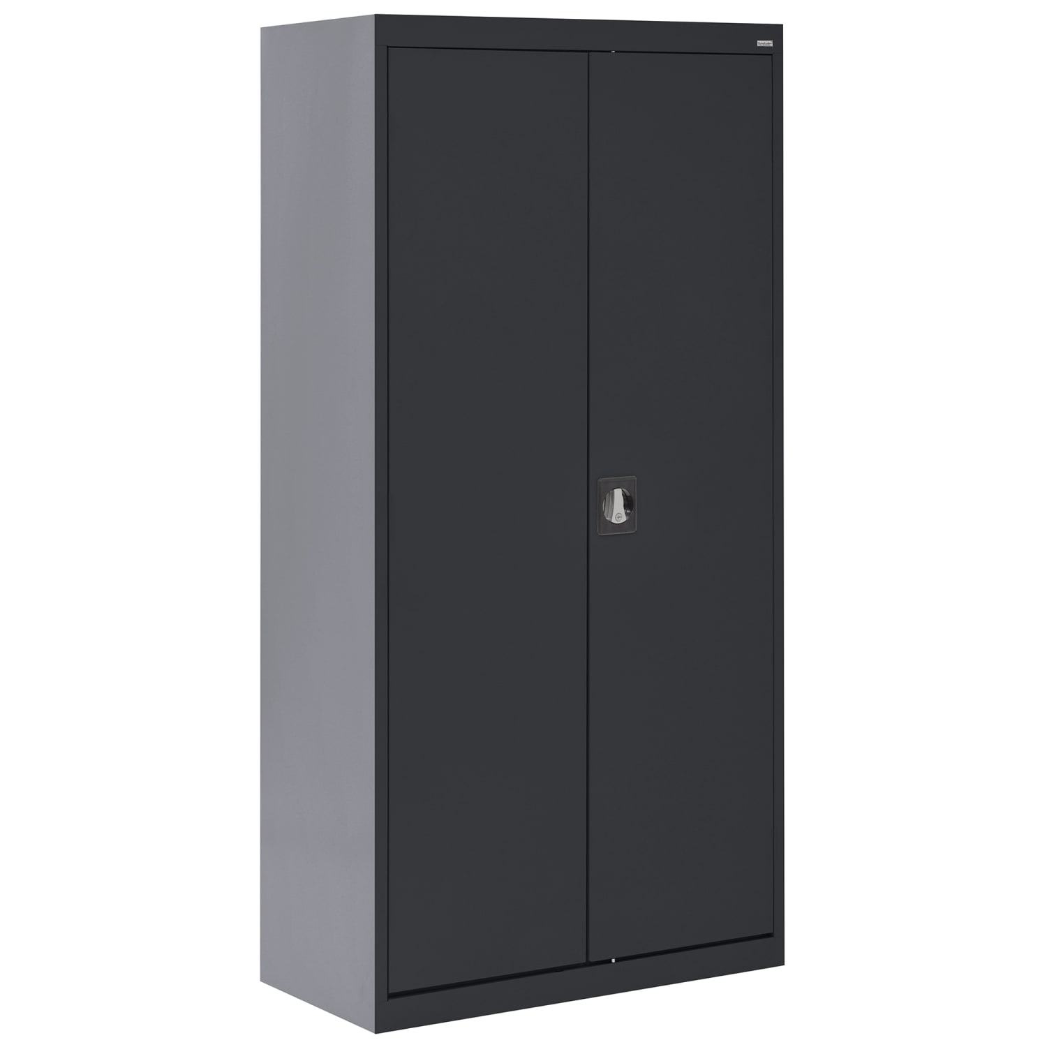 Sandusky Elite Series Heavy-Duty Assembled Combination Storage Cabinet, 72inH x 36inW x 18inD, Black - Image 4