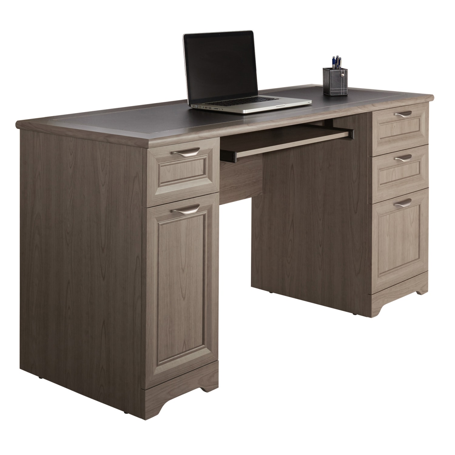 Realspace Magellan 59"W Manager's Desk, Gray - Image 6