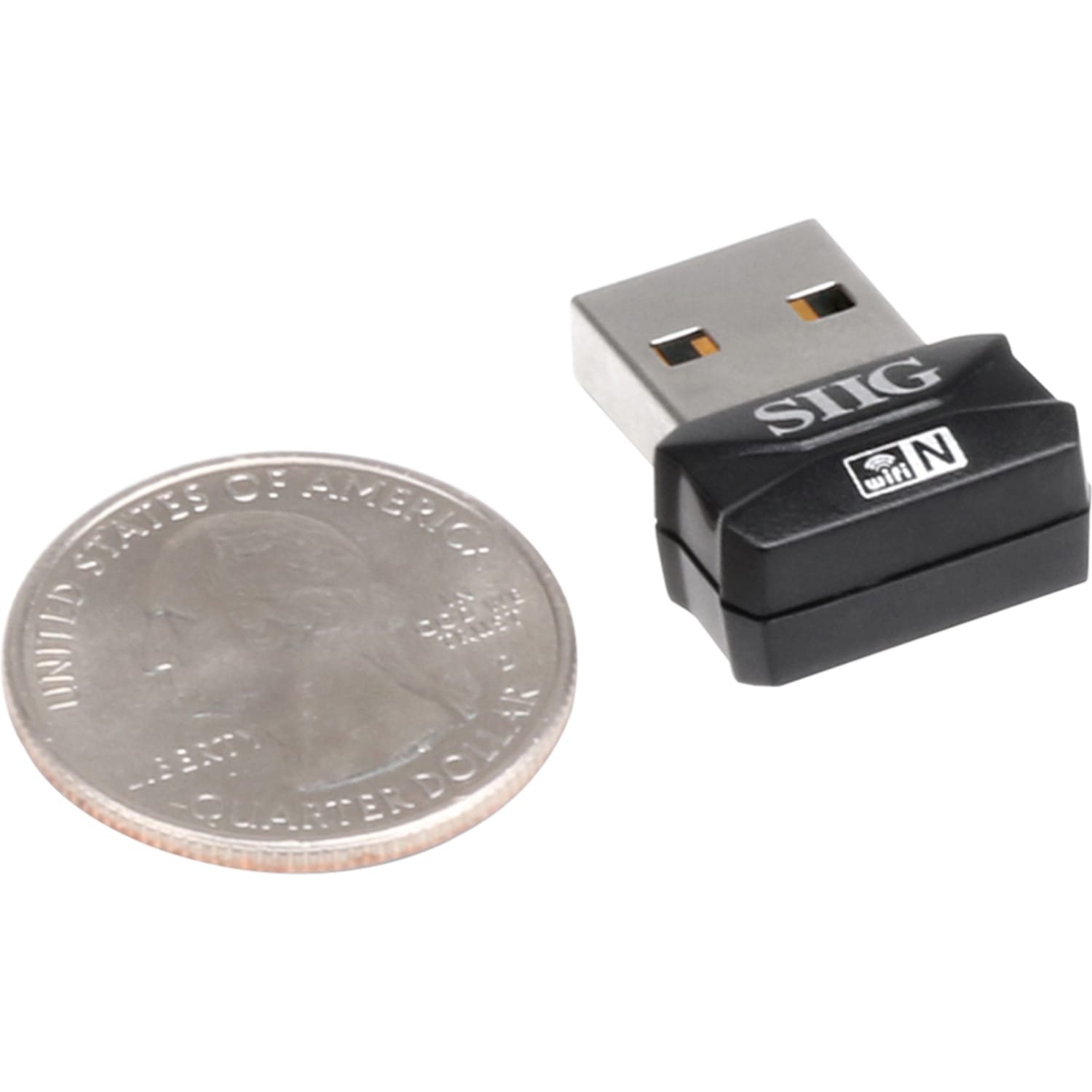SIIG IEEE 802.11n Wi-Fi Adapter for Desktop Computer, Notebook - Mini USB - 150 Mbit/s - 2.40 GHz ISM - External - Image 6