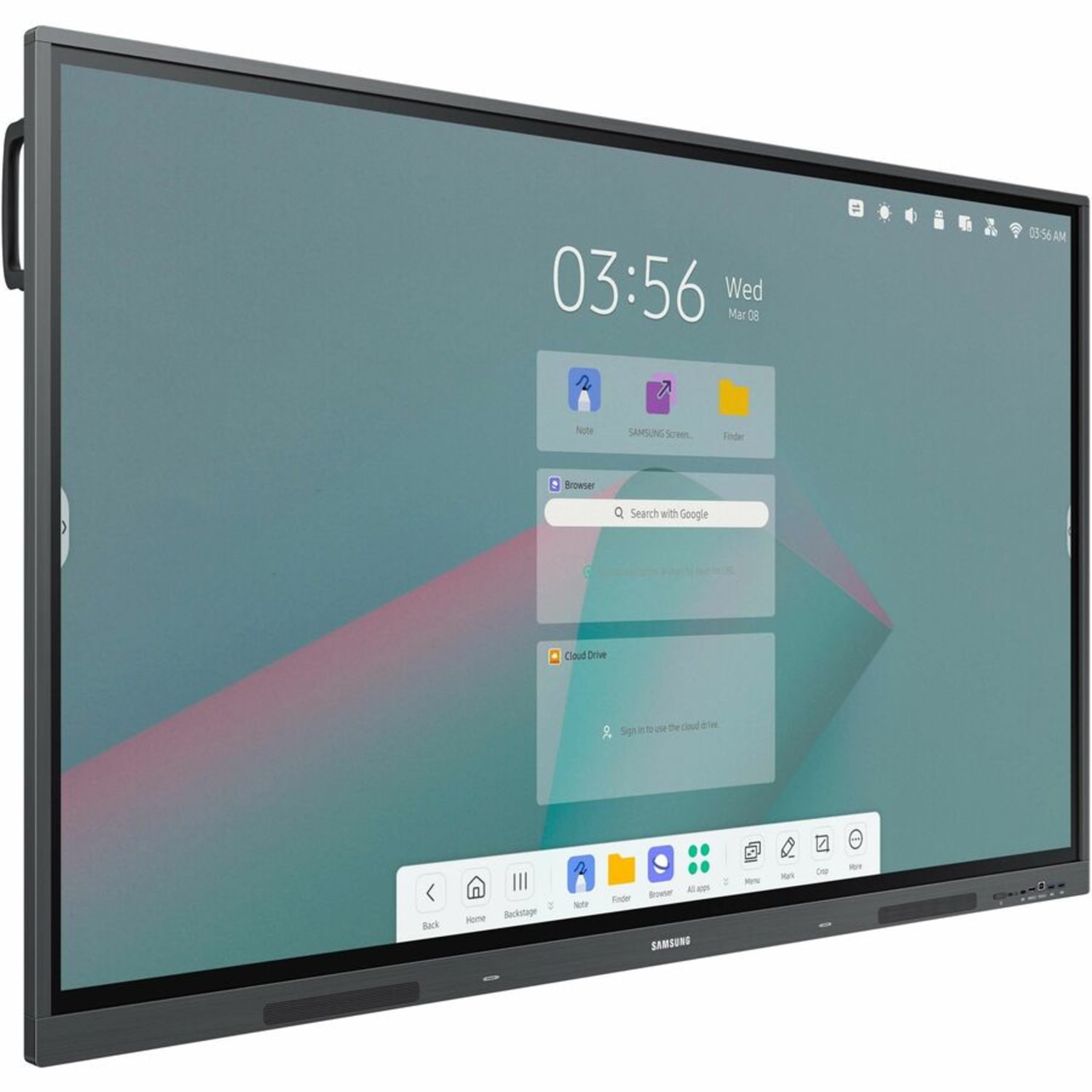 Samsung 75in Samsung Interactive Display - 75in - Active AreaMulti-touch Screen - Wireless - Speaker - HDMI - 385 W - Android - Image 3
