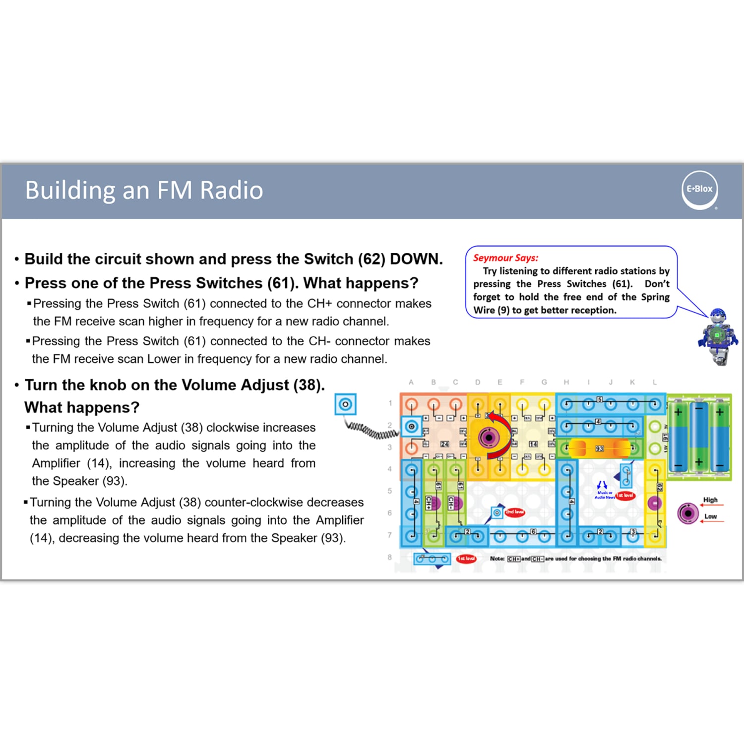E-Blox Circuit Blox Student Projects Set, Black, Grade 3 To 12, Set Of 120 Projects - Image 4
