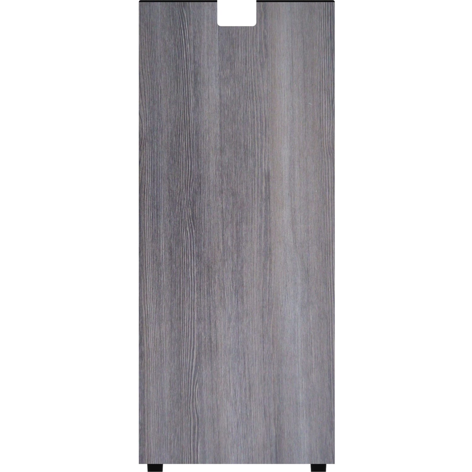 Lorell Essentials Series Credenza Half Leg, Weathered Charcoal - Image 3
