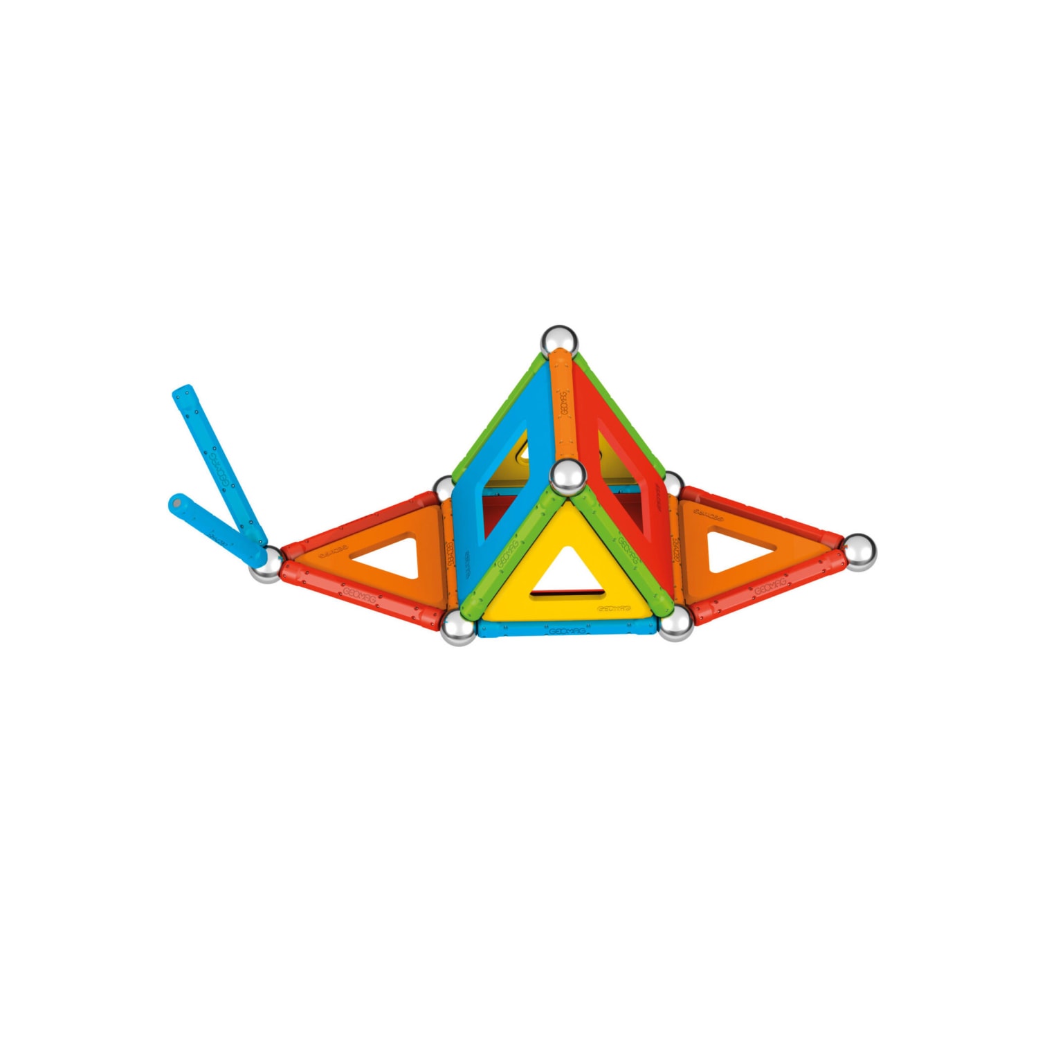 Geomag Magnetic Building Set, Supercolor Recycled, 78 Pieces - Image 4