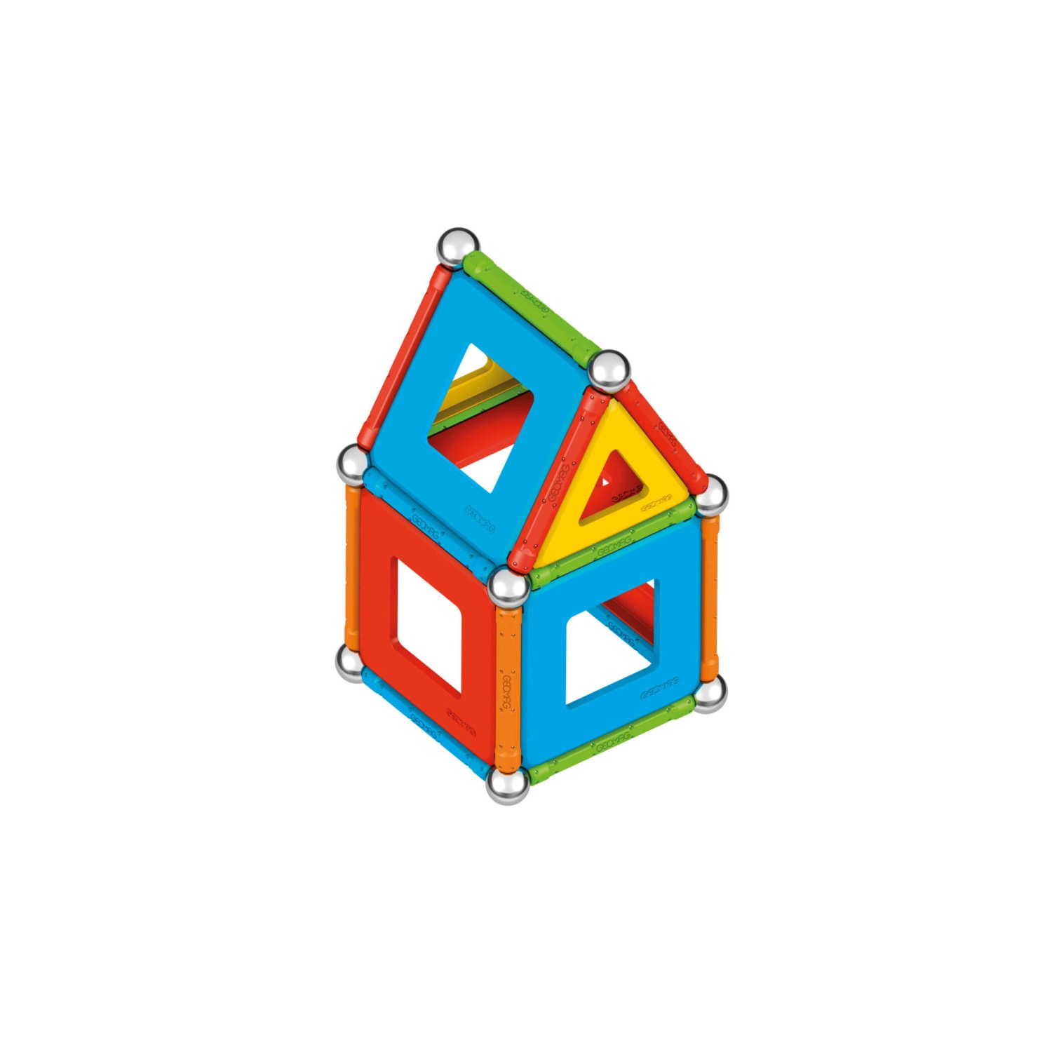 Geomag Magnetic Building Set, Supercolor Recycled, 78 Pieces - Image 5