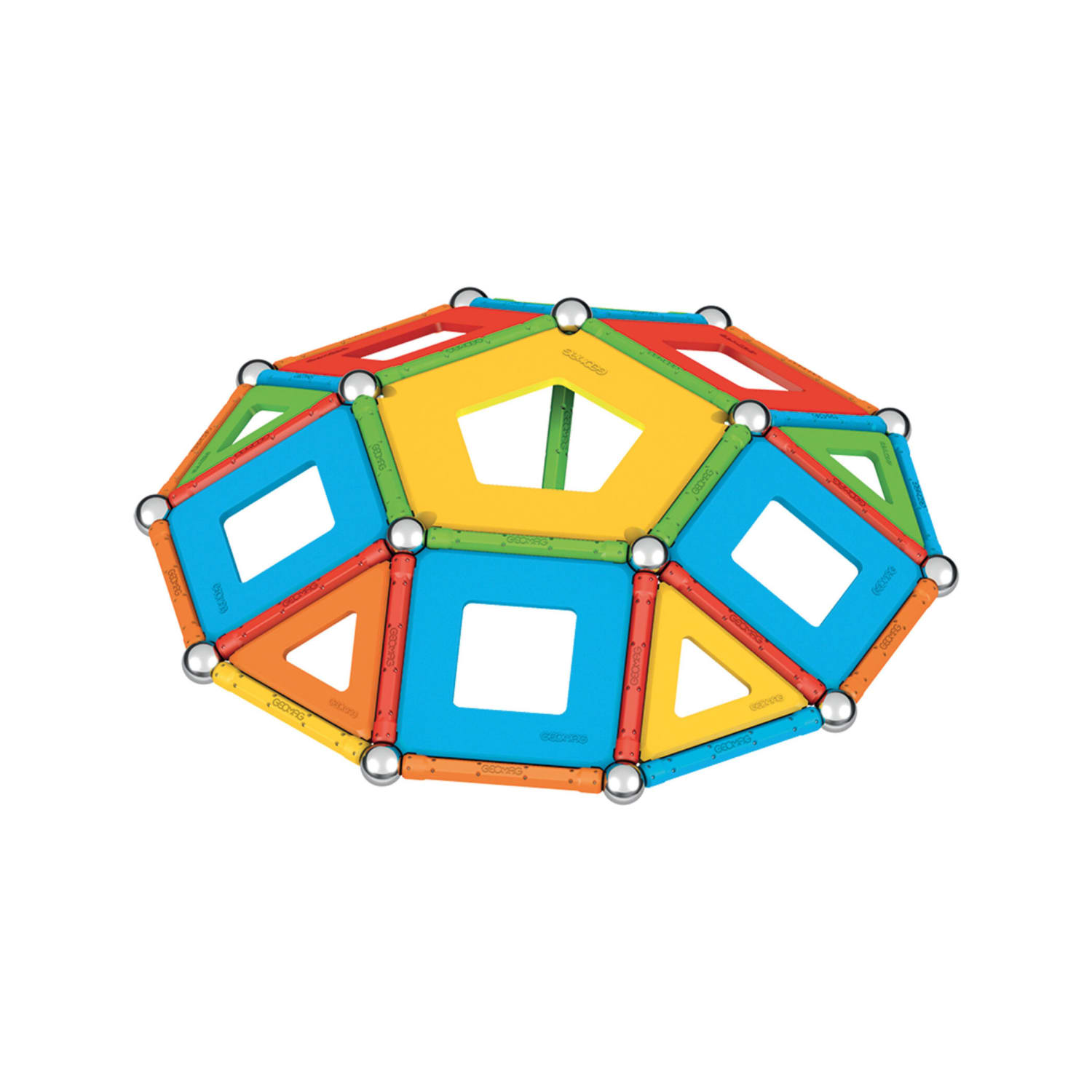 Geomag Magnetic Building Set, Supercolor Recycled, 78 Pieces - Image 6