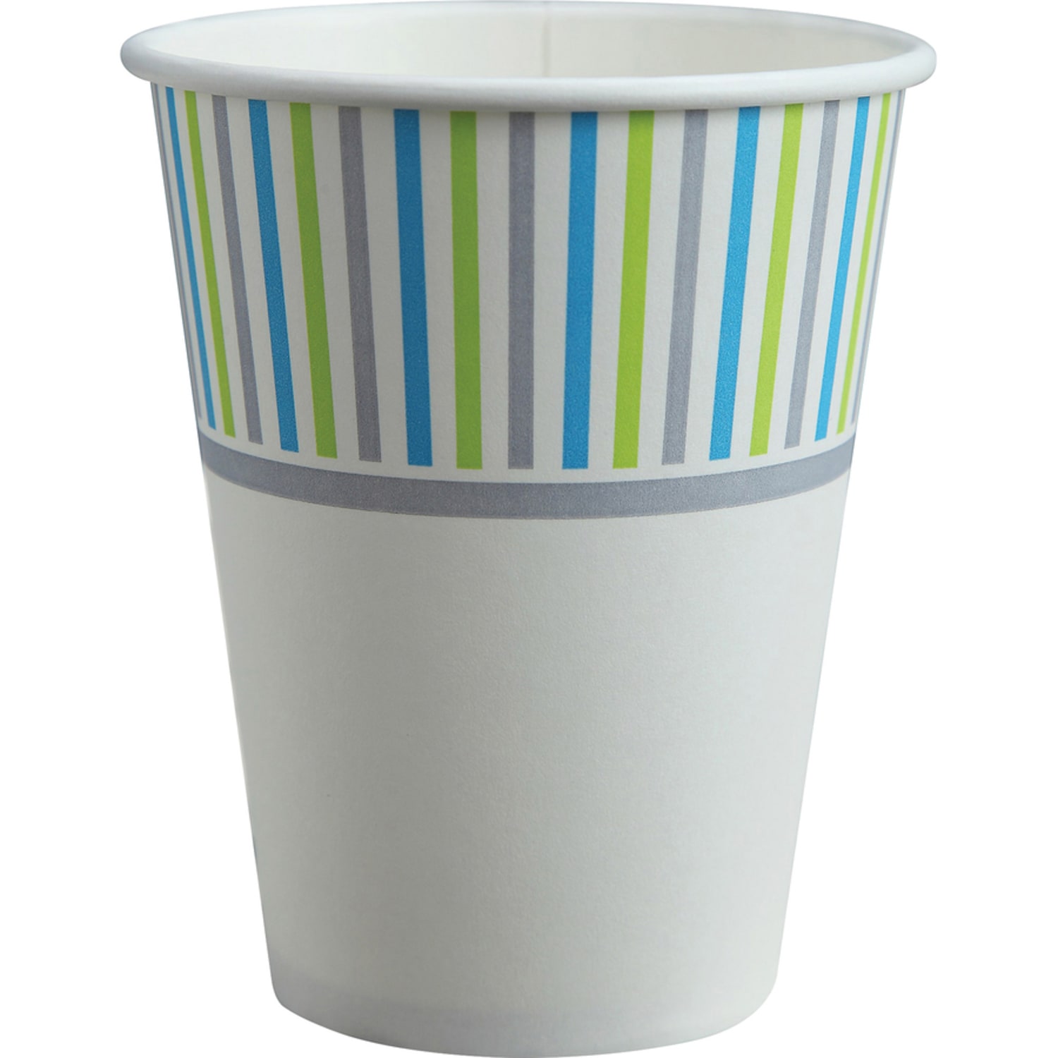Genuine Joe 10 oz Hot Beverage Cups - 10 fl oz - Assorted - Paper - Hot Chocolate, Cappuccino, Tea, Coffee, Beverage - 50 / Pack - Image 3