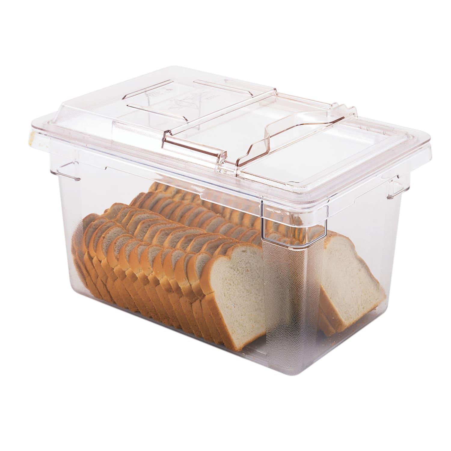 Cambro Camwear 9inD Food Boxes, 12in x 18in, Clear, Set Of 6 Boxes - Image 3