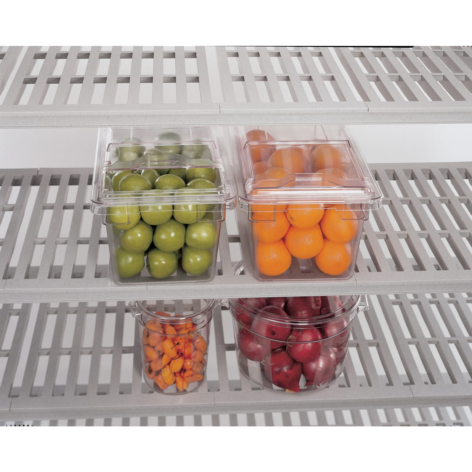 Cambro Camwear 9inD Food Boxes, 12in x 18in, Clear, Set Of 6 Boxes - Image 4