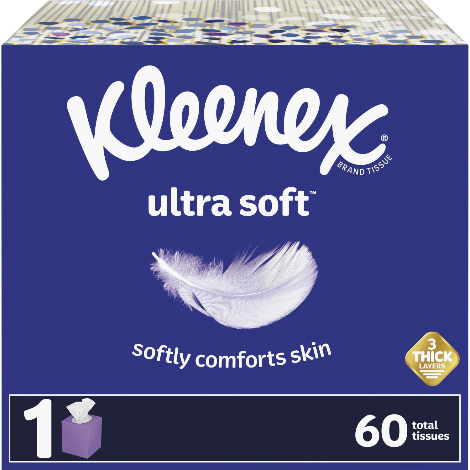 Kleenex Ultra Soft 3-Ply Facial Tissues, 65 Tissues Per Box, Carton Of 27 Boxes - Image 6
