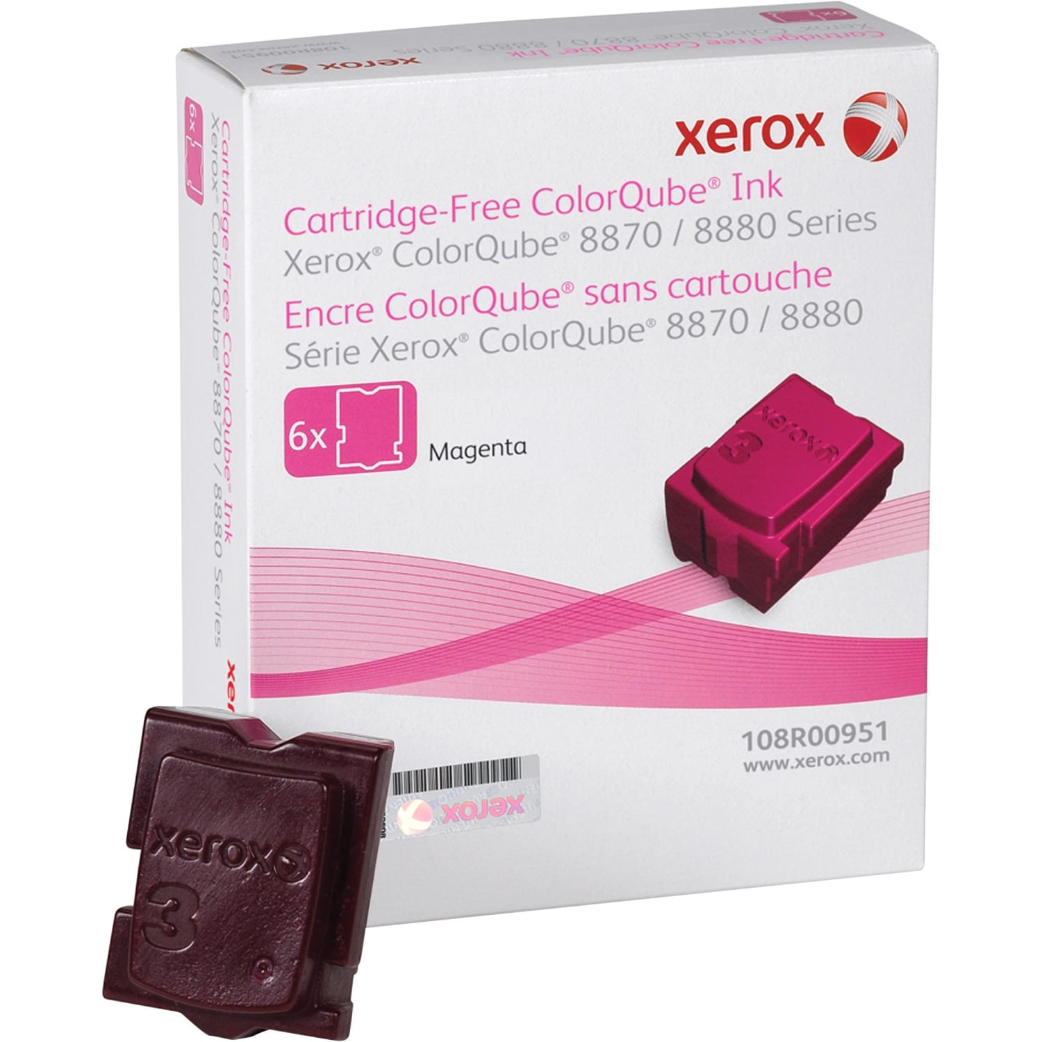 Xerox 8870 ColorQube Magenta Solid Ink, Pack Of 6, 108R00951 - Image 4