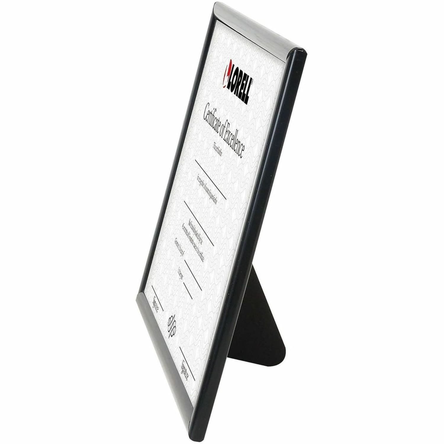 Lorell Certificate Frame, 8.50in x 11in Frame Size, Desktop, Wall Mountable, Vertical, Horizontal, Black, 49415 - Image 4