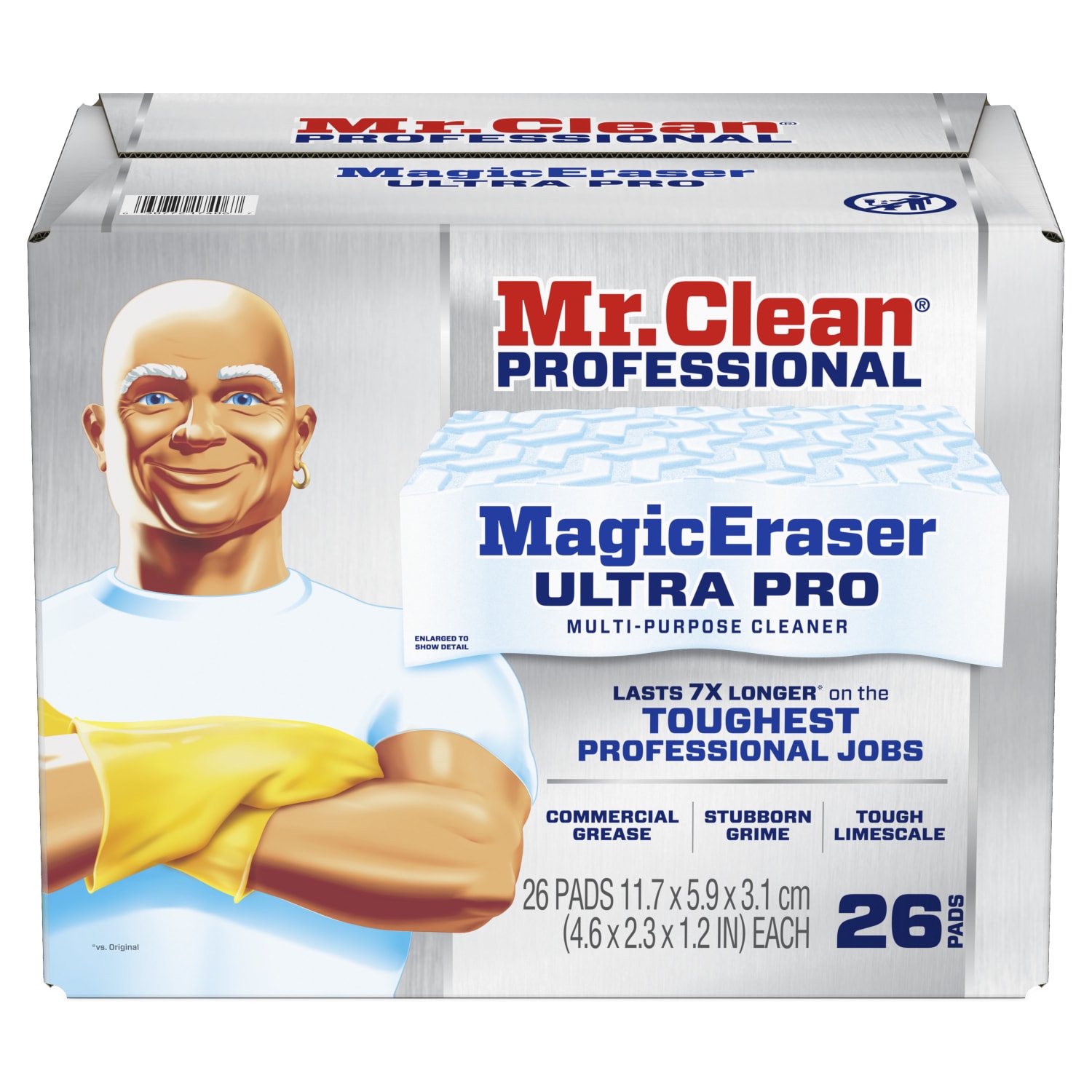 Mr. Clean Professional Magic Eraser Ultra Pro Multi-Purpose Cleaner, 1-7/16in x 4-3/4in, Box Of 26 Sponges - Image 3