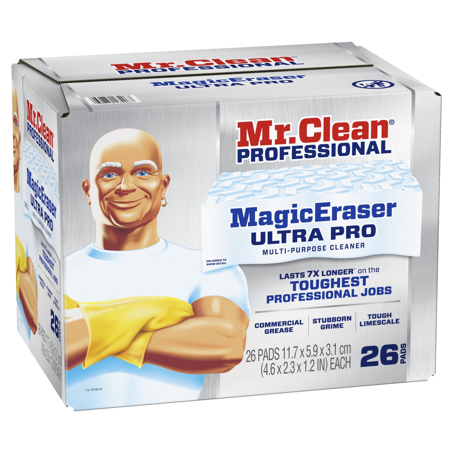 Mr. Clean Professional Magic Eraser Ultra Pro Multi-Purpose Cleaner, 1-7/16in x 4-3/4in, Box Of 26 Sponges - Image 4