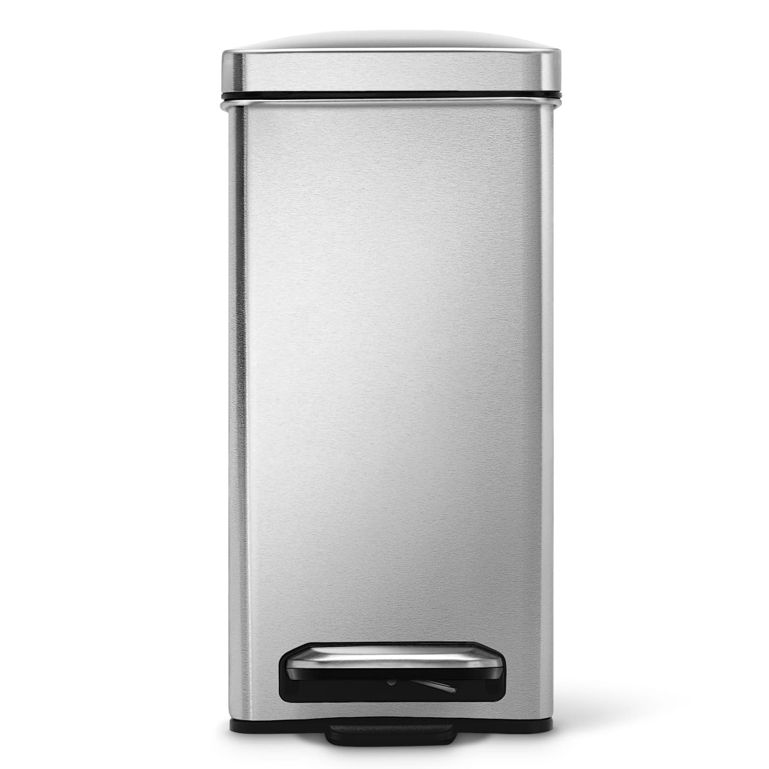 simplehuman Brushed Stainless Steel Profile Step Can, Silver, 2.6 Gallons - Image 3