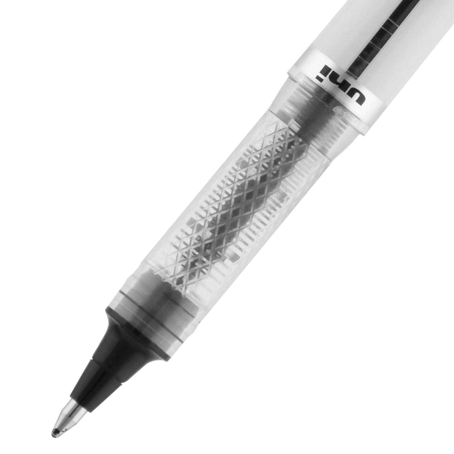 uni-ball Vision Elite Rollerball Pen, Bold Point, 0.8 mm, White Barrel, Black Ink - Image 5