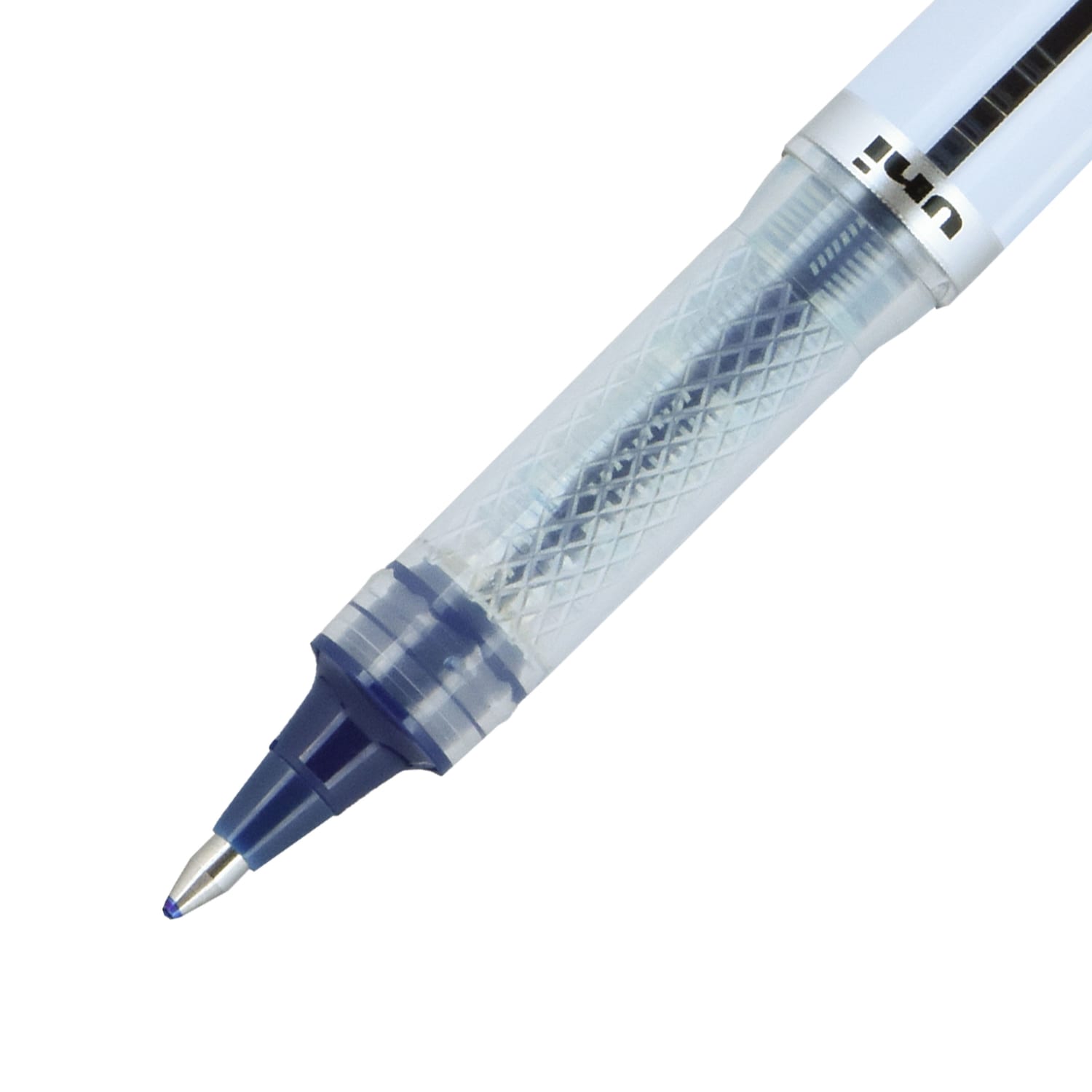 uni-ball Vision Elite Rollerball Pen, Bold Point, 0.8 mm, White Barrel, Blue-Black Ink - Image 6