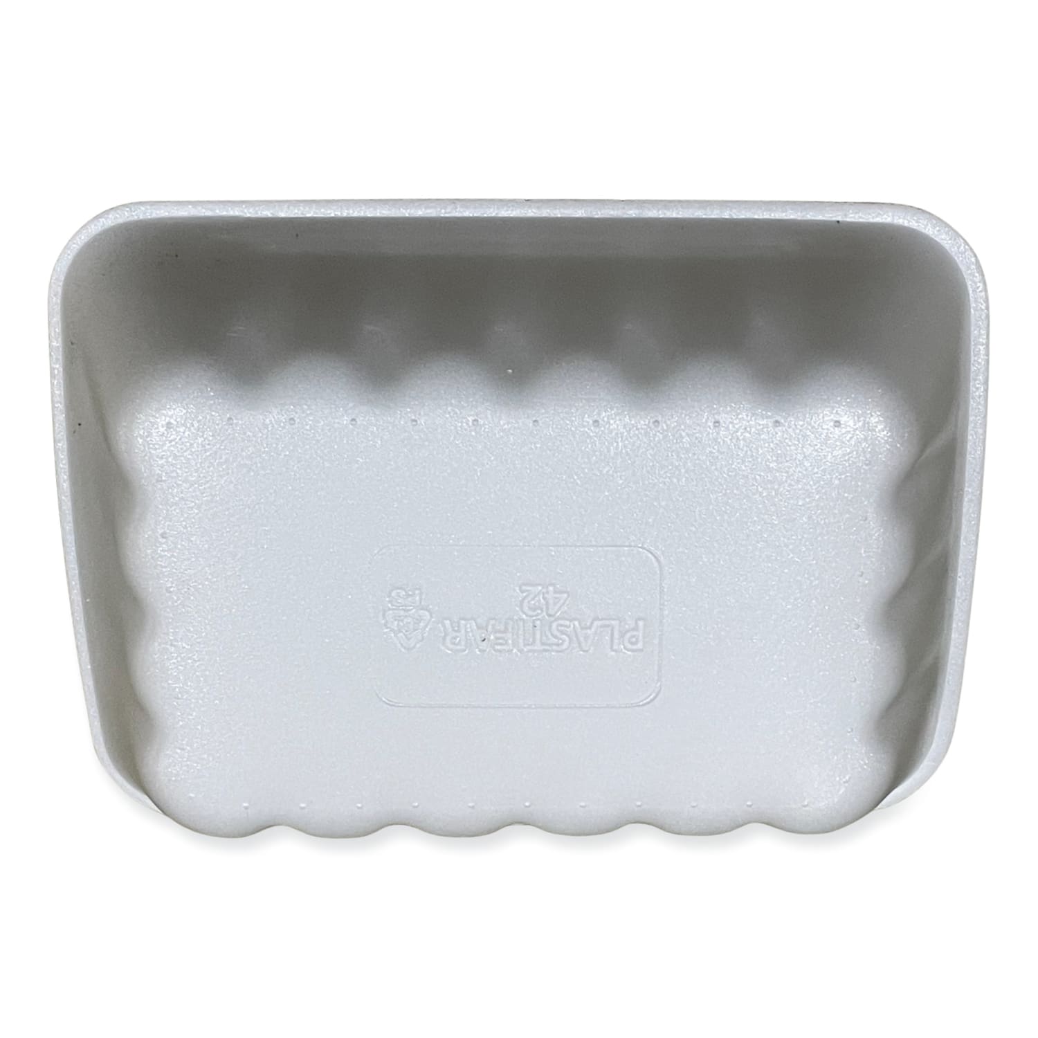 GEN Meat Trays, #42K, 2-1/4inH x 8-3/4inW x 6-3/8inD, White, Pack Of 252 Trays - Image 5