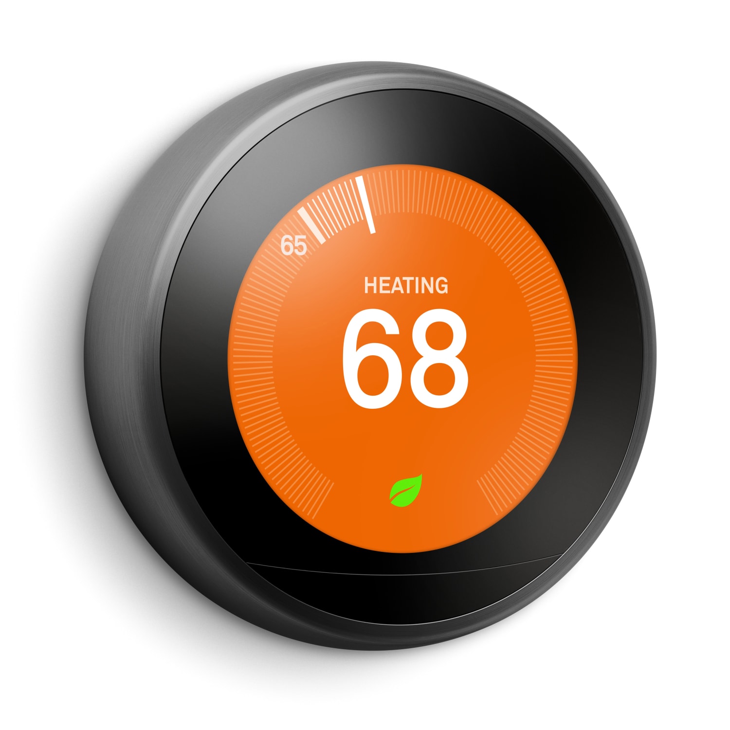 Google Nest Programmable Learning Thermostat with Temperature Sensor, 3rd Generation, Black, T3016US - Image 4