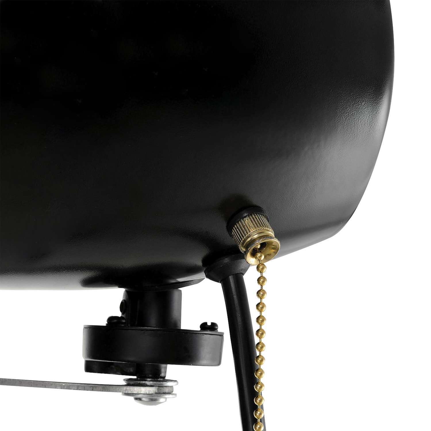 Vie Air 30in Tilting Heavy-Duty Wall-Mountable Pedestal Fan, Black - Image 5