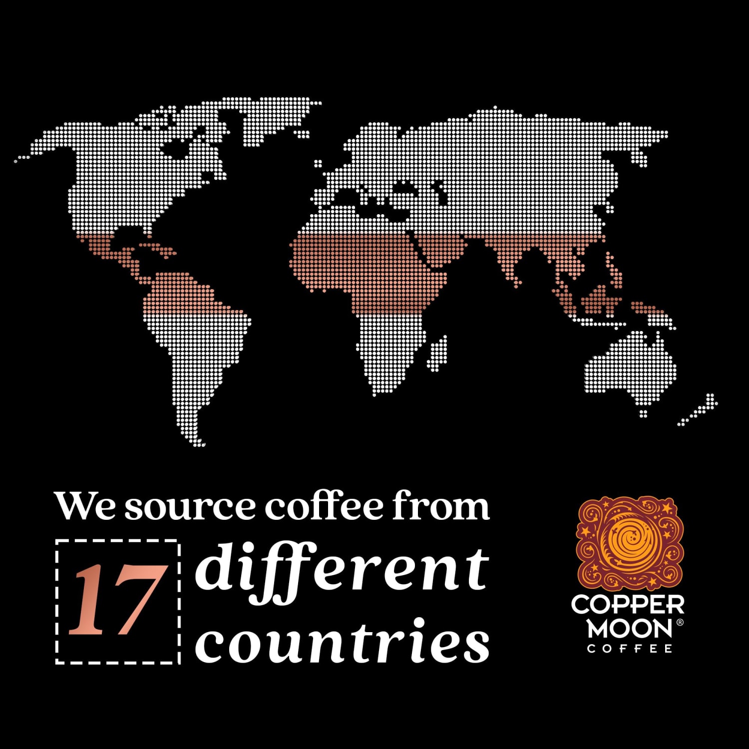 Copper Moon World Coffees Ground Coffee, Decaffeinated, Colombian, 12 Oz Per Bag, Carton Of 6 Bags - Image 4