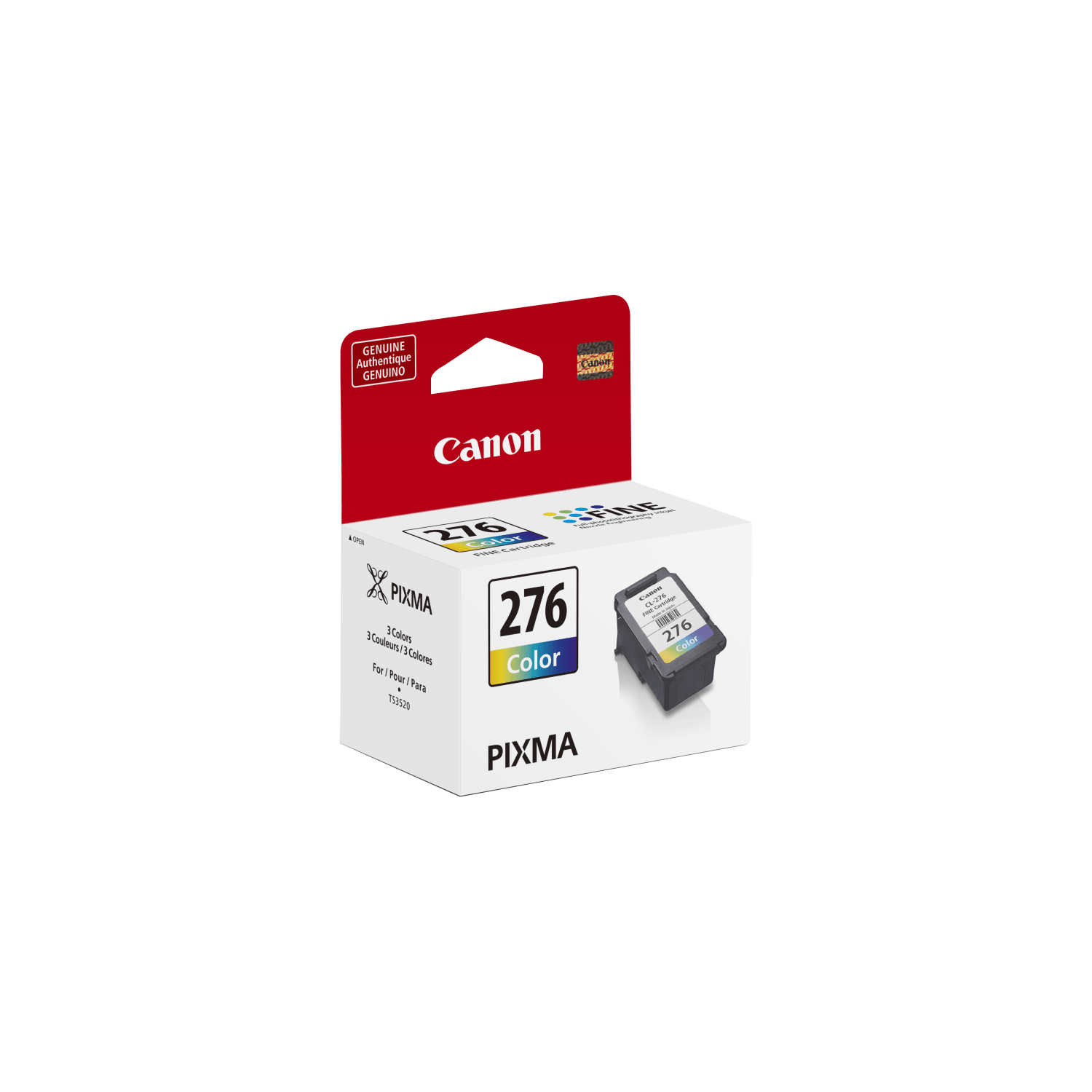 Canon CL-276 Tri-Color Ink Cartridge, 4988C001 - Image 3
