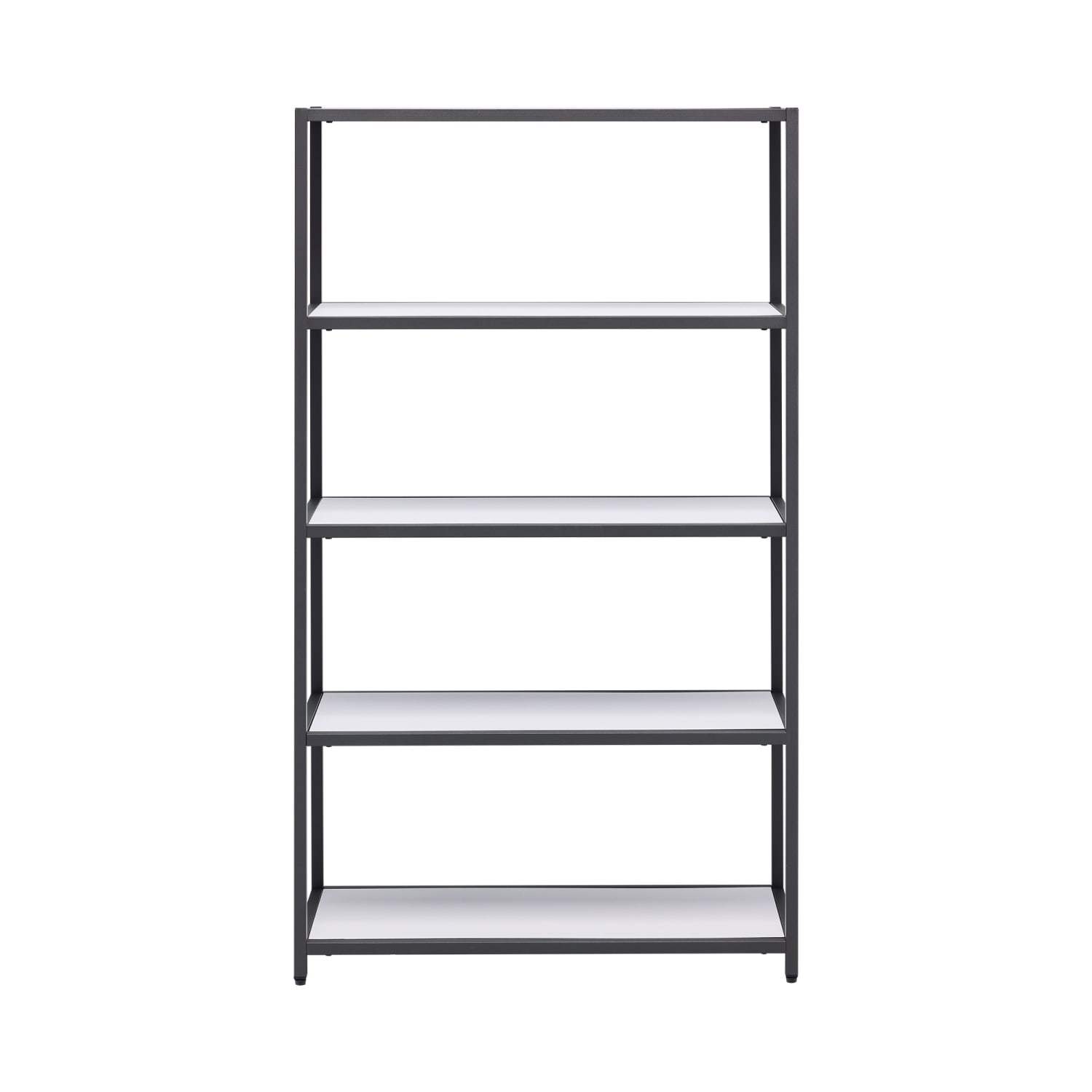 VARI 5-Tier Open Shelf, 55-1/2inH x 30-1/2inW x 13-1/2inD, White - Image 3