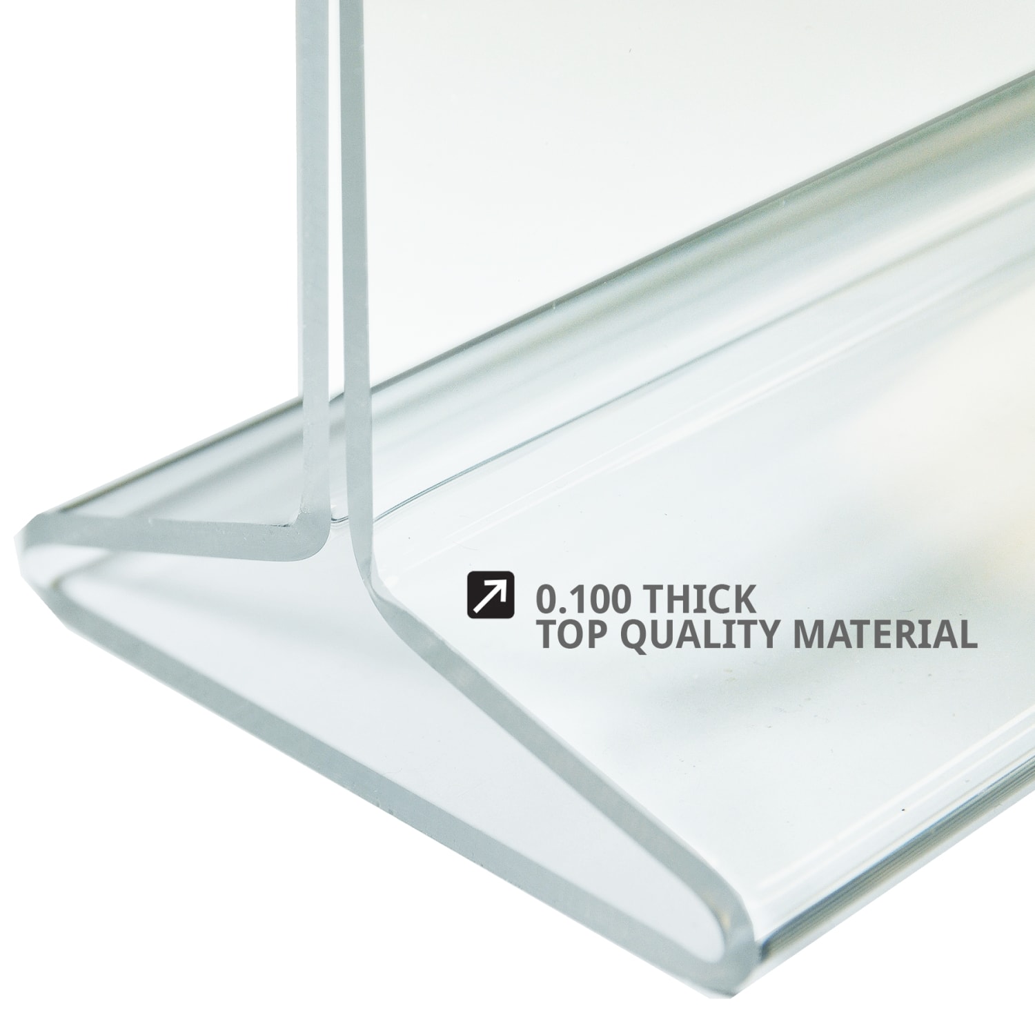 Azar Displays Top-Load Acrylic Sign Holders, 11in x 8 1/2in, Clear, Pack Of 10 - Image 5
