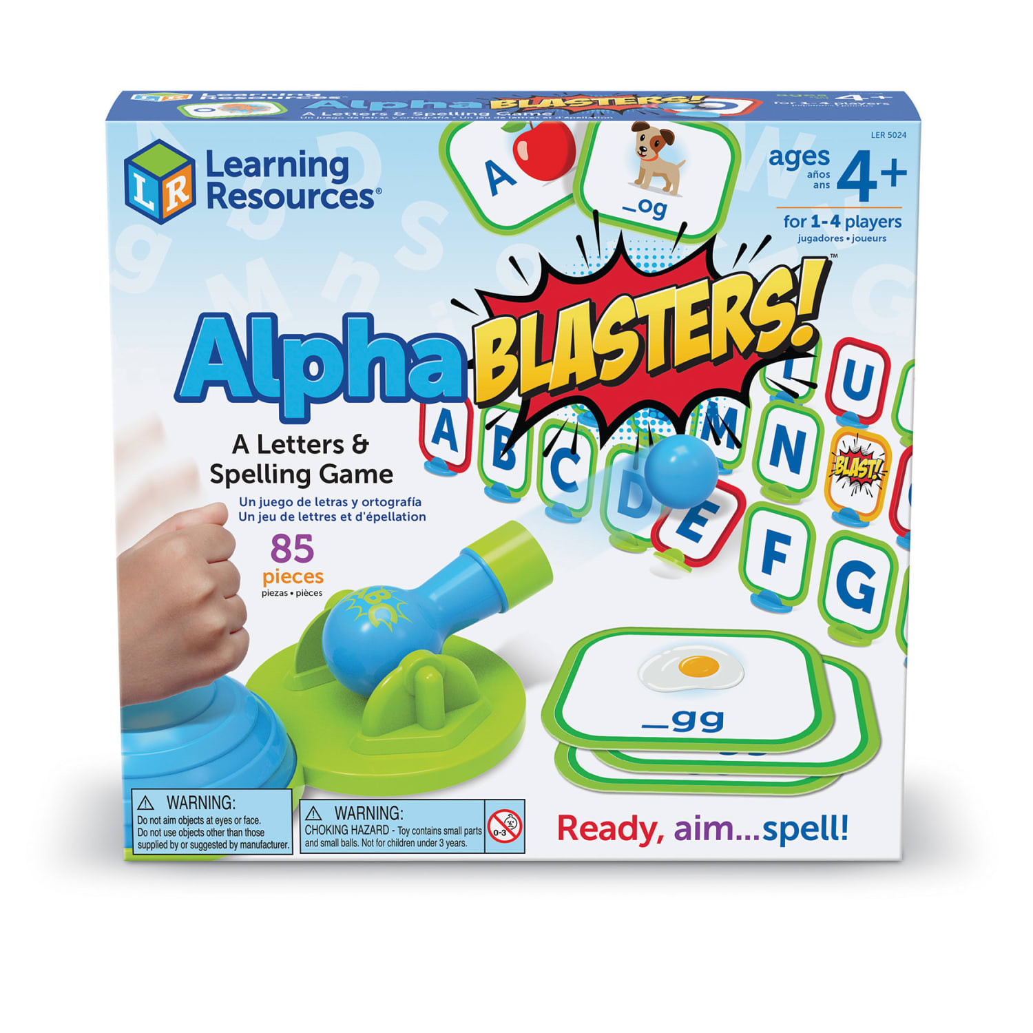 Learning Resources Alphablasters! Letters & Spelling Game - Image 3