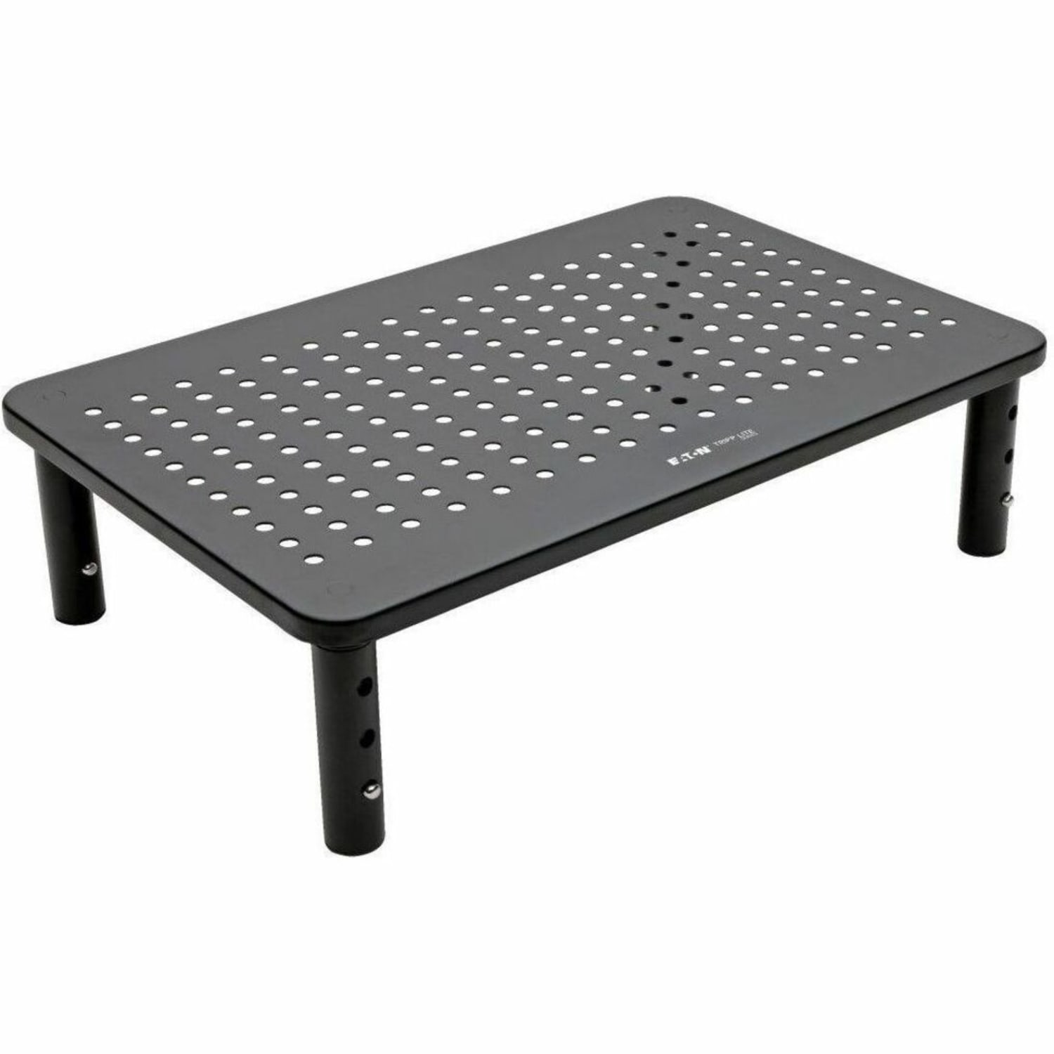 Eaton Tripp Lite Series Monitor Riser for Desk, 14 x 9 in., Height Adjustable, Metal, Black, MR1411M