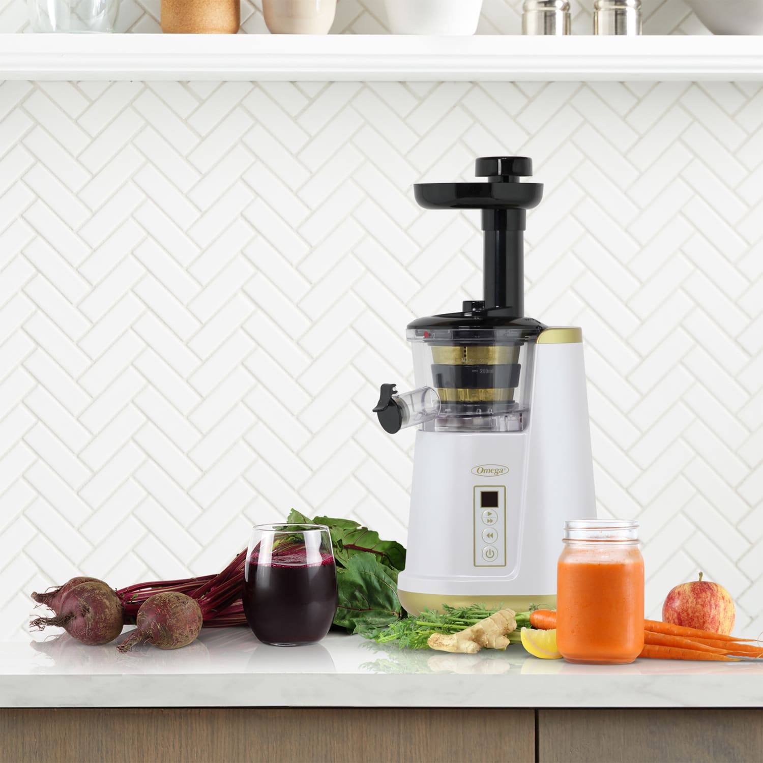 Omega JC3000WH13 Cold Press Juicer, White - Image 3