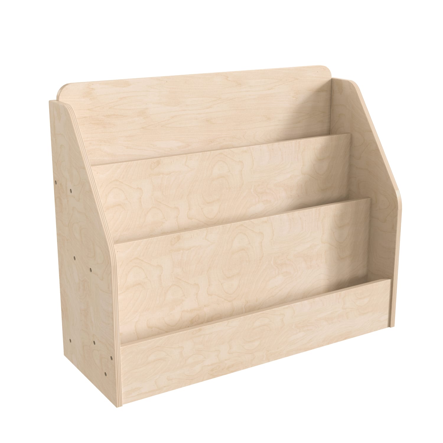 Flash Furniture Bright Beginnings Commercial Modular Wooden Classroom Book Display Shelf, 25-3/4inH x 31-1/2inW x 11-3/4inD, Beech - Image 3