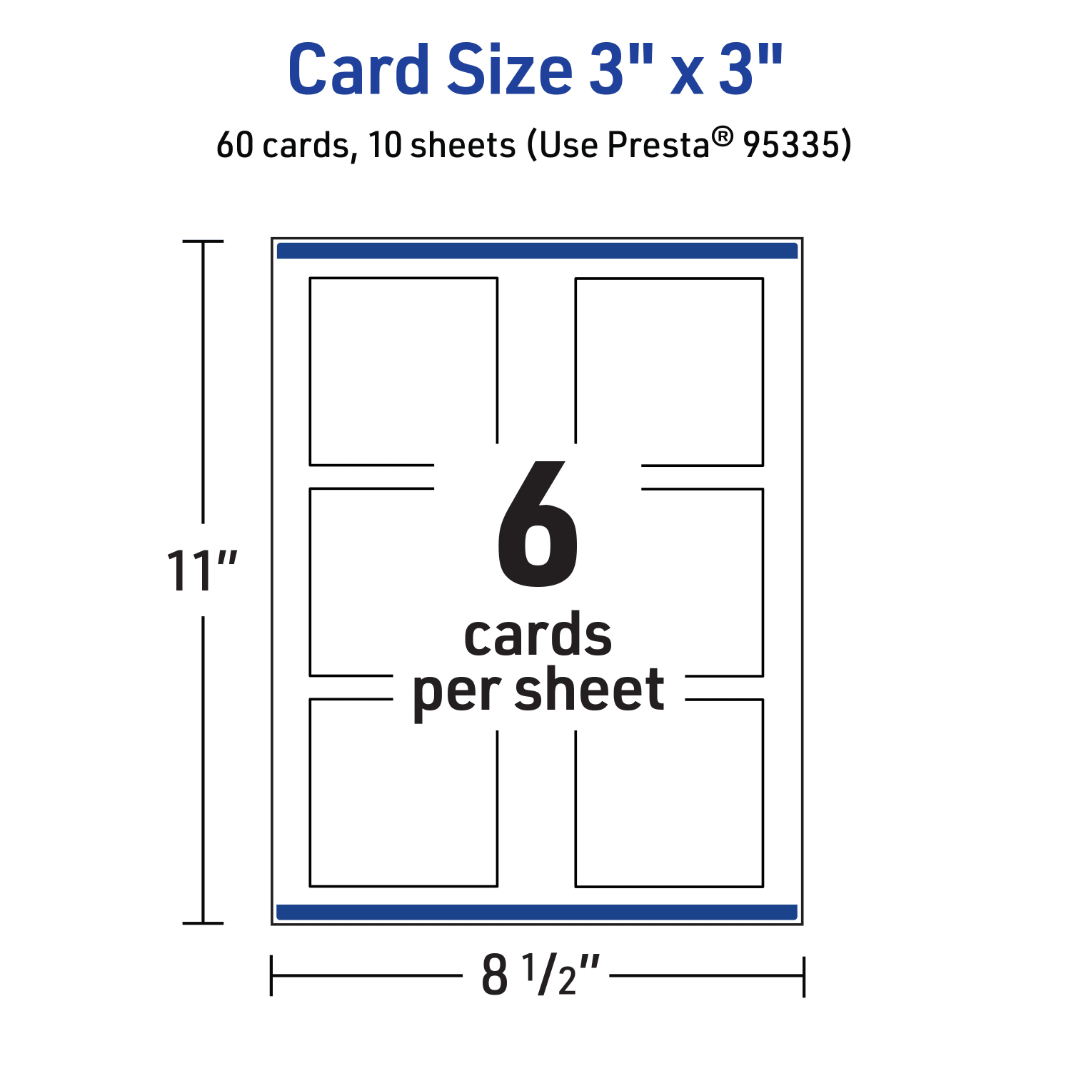 Avery Printable Note Cards With Sure Feed Technology, 3in x 3in Square, Glossy White, Pack Of 60 - Image 6