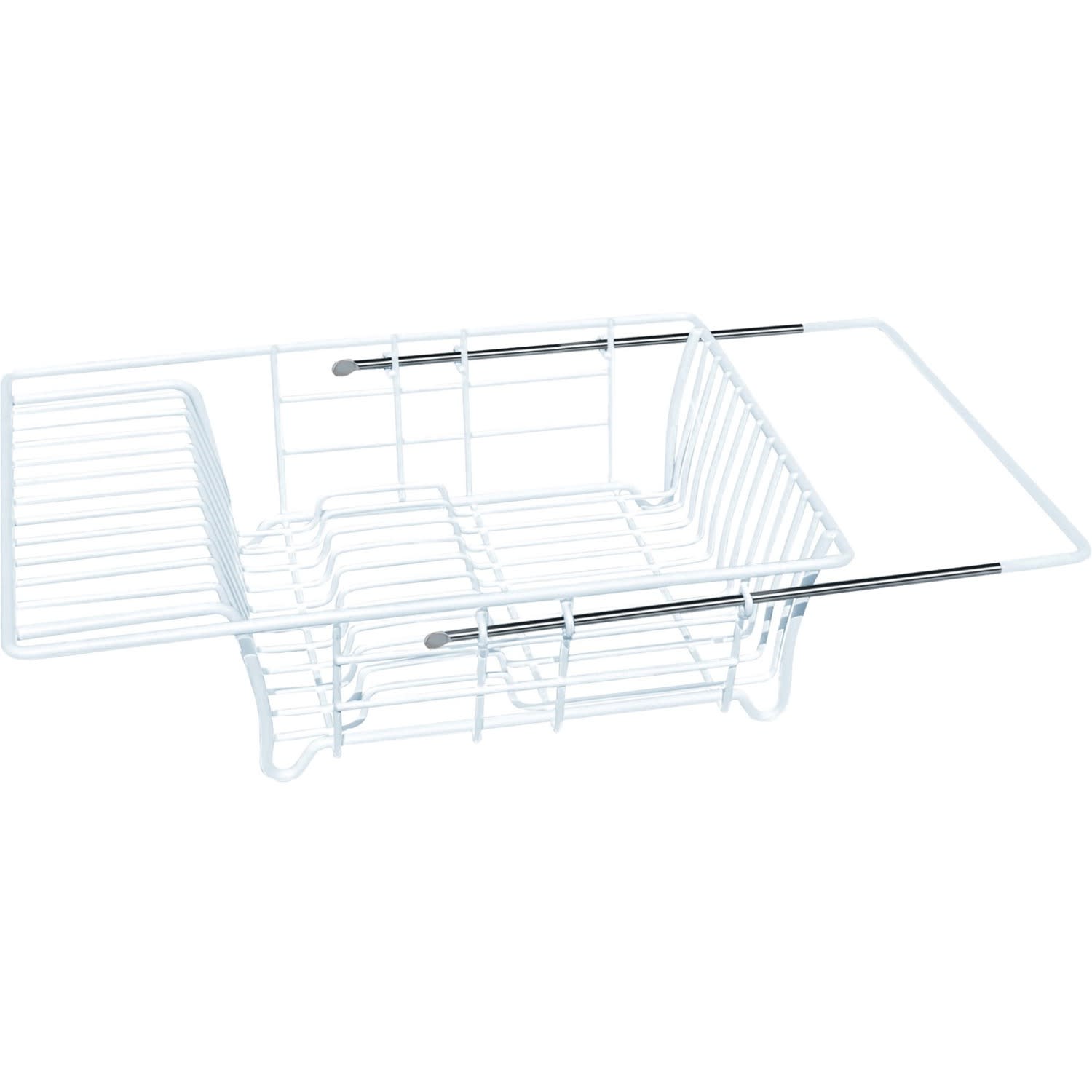 Better Houseware Adjustable Over-the-Sink Dish Drainer, 5inH x 11-1/2inW x 16-1/2inD, White - Image 6
