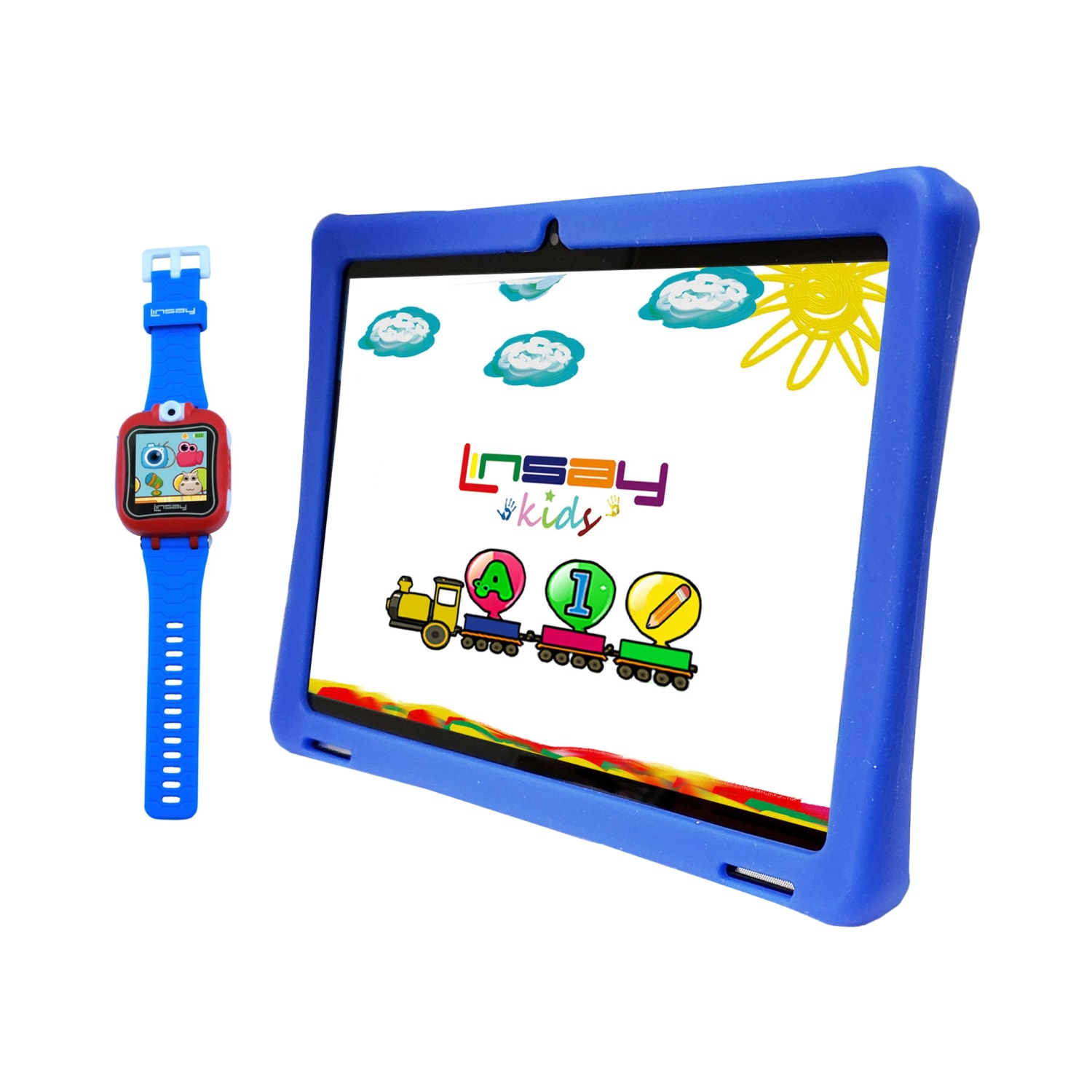 Linsay F10IPS Tablet, 10.1in Screen, 2GB Memory, 64GB Storage, Android 13, Kids Blue SW - Image 3