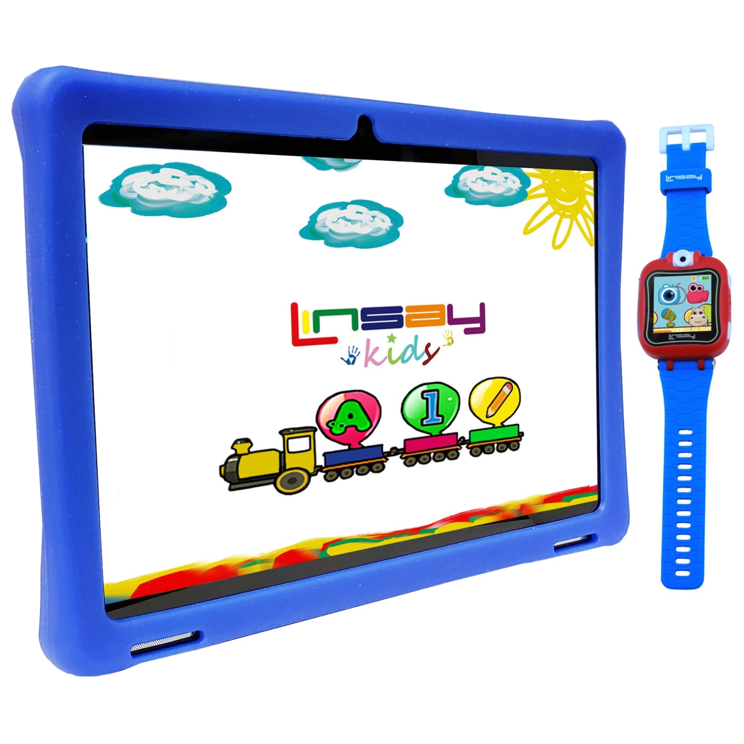Linsay F10IPS Tablet, 10.1in Screen, 2GB Memory, 64GB Storage, Android 13, Kids Blue SW - Image 4