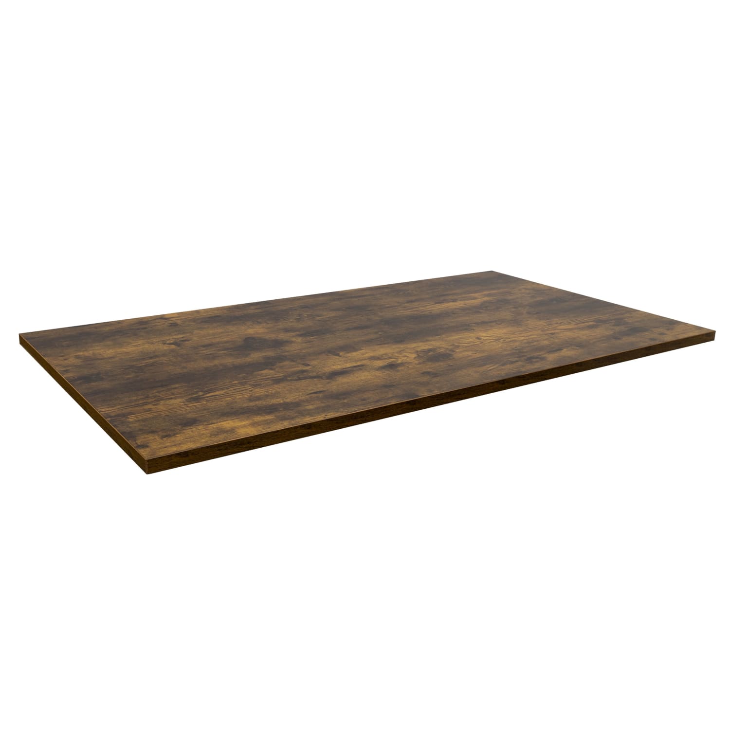 Mount-It! Hand Crank 55inW Adjustable Height Standing Desk, Oak - Image 6