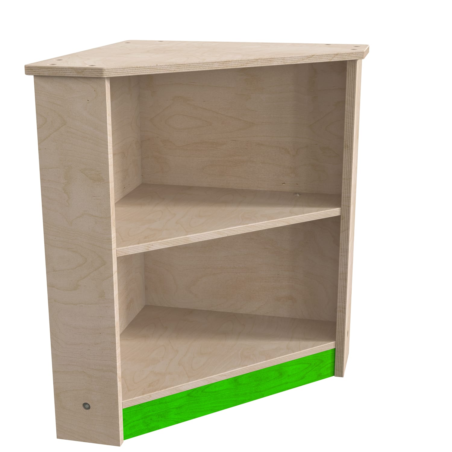 Flash Furniture Bright Beginnings Commercial Grade Wooden Kids 2-Tier Corner Kitchen Cabinet, 20-1/2inH x 15-1/2inW x 15-1/2inD, Beech - Image 3