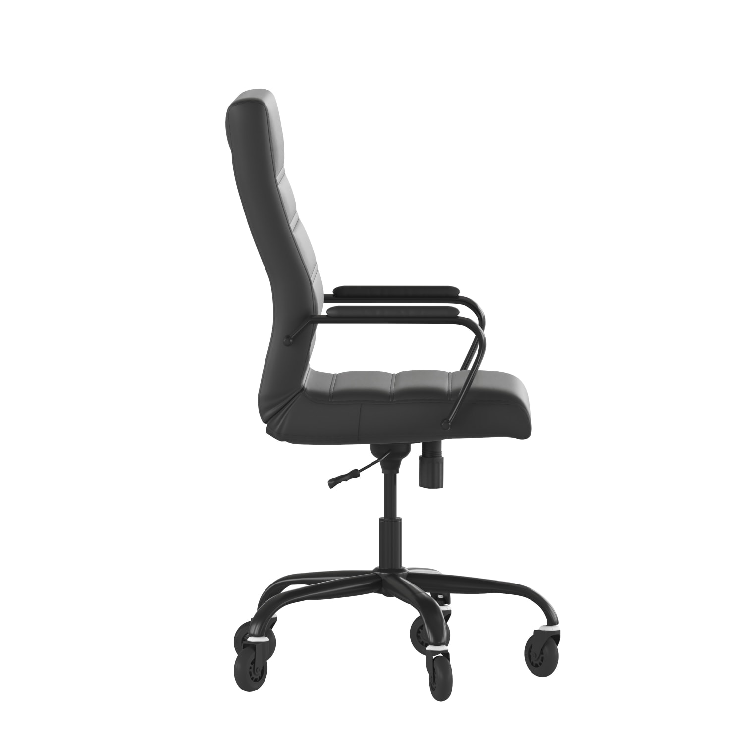Flash Furniture Whitney Ergonomic Faux Leather High Back Executive Swivel Office Chair Black PopularChairscom