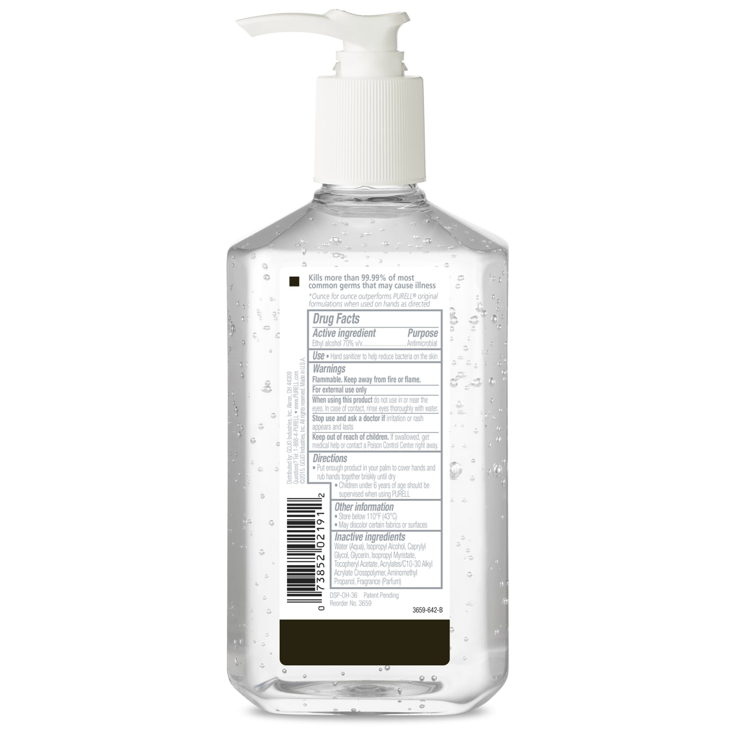 Purell Instant Hand Sanitizer, 12 Oz. Pump Bottles, Case Of 12 - Image 3