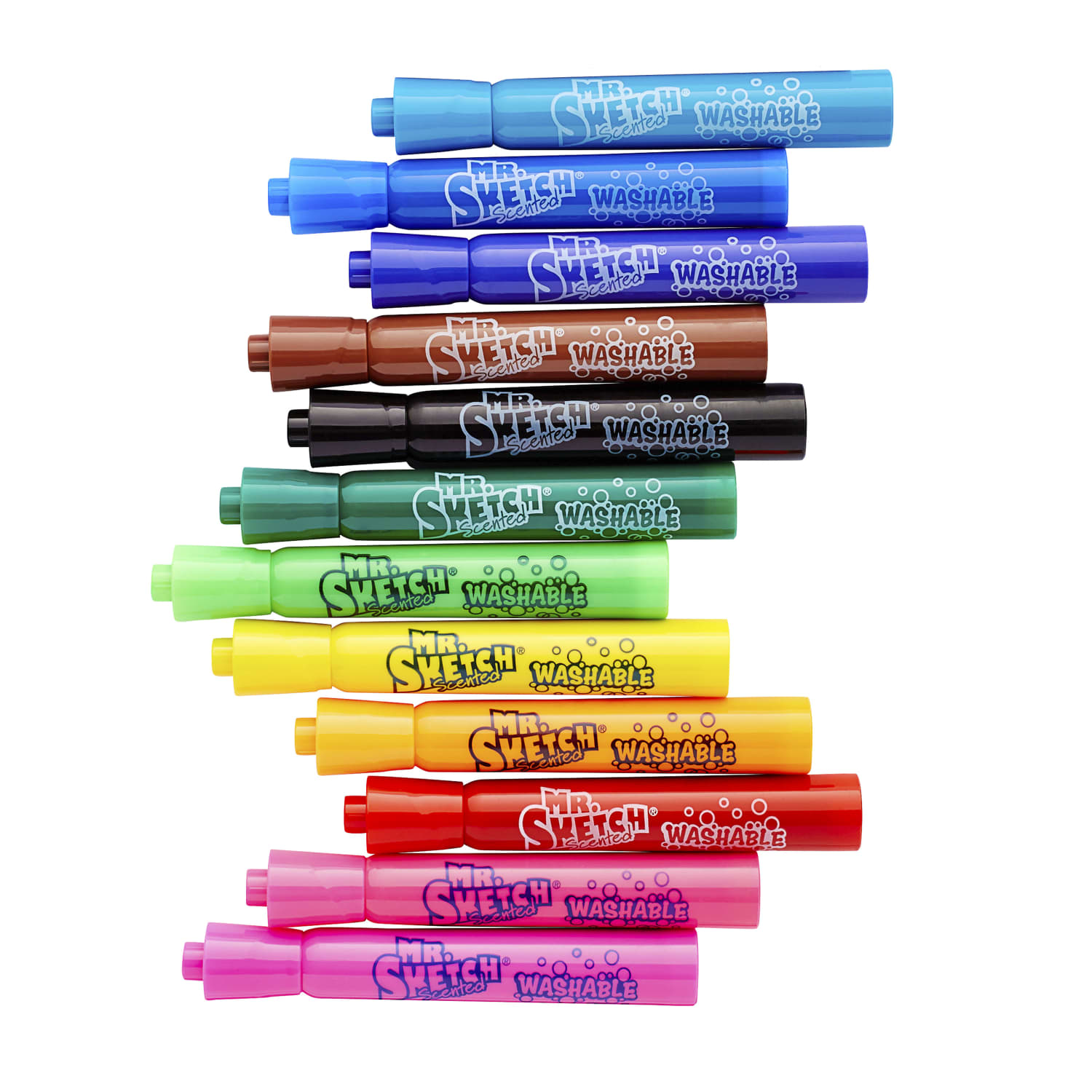 Mr. Sketch Scented Washable Markers - Narrow Narrow Chisel, Medium, Broad Marker Point - Assorted Ink - 192 / Set - Image 3