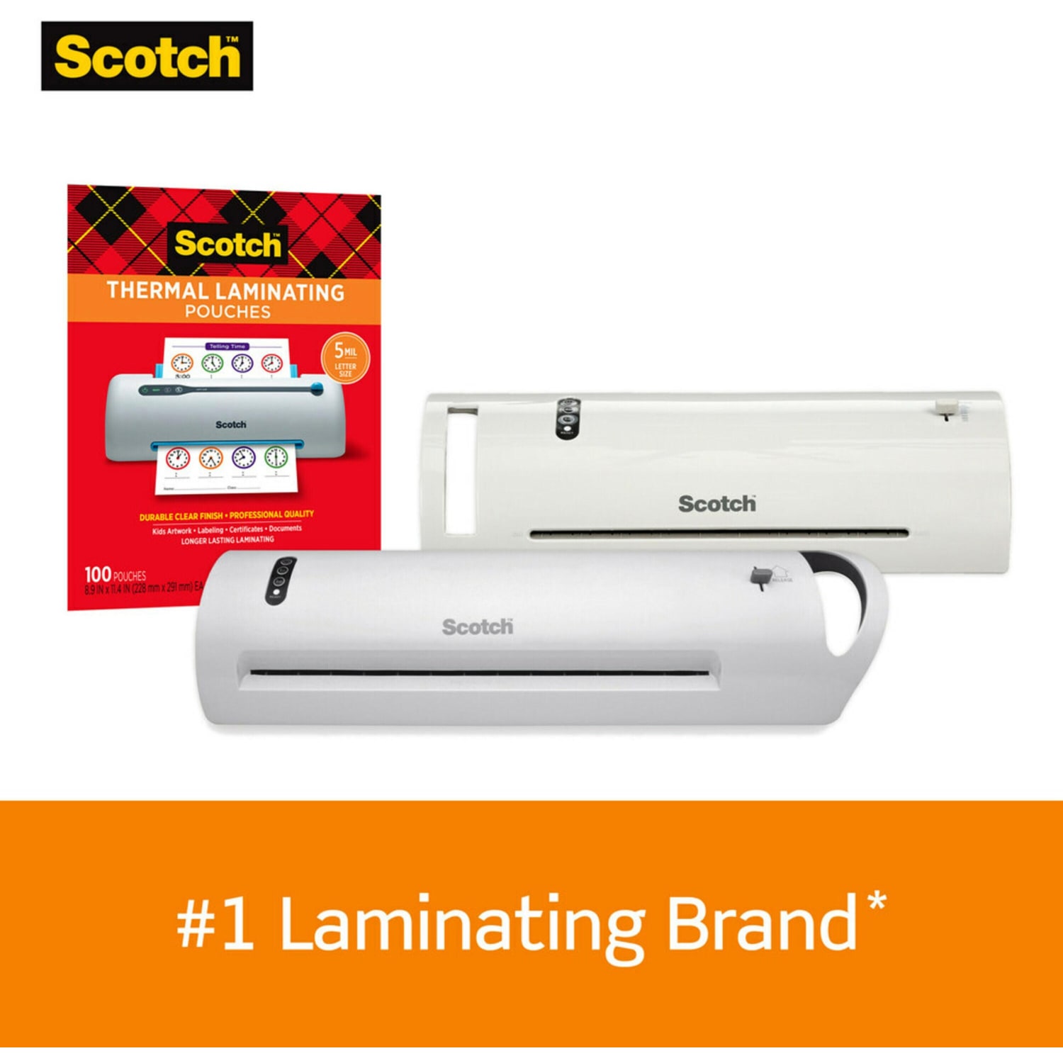 Scotch Thermal Laminating Pouches TP3854-50, 8-7/8in x 11-3/4in, Clear, Pack Of 50 Laminating Sheets - Image 3